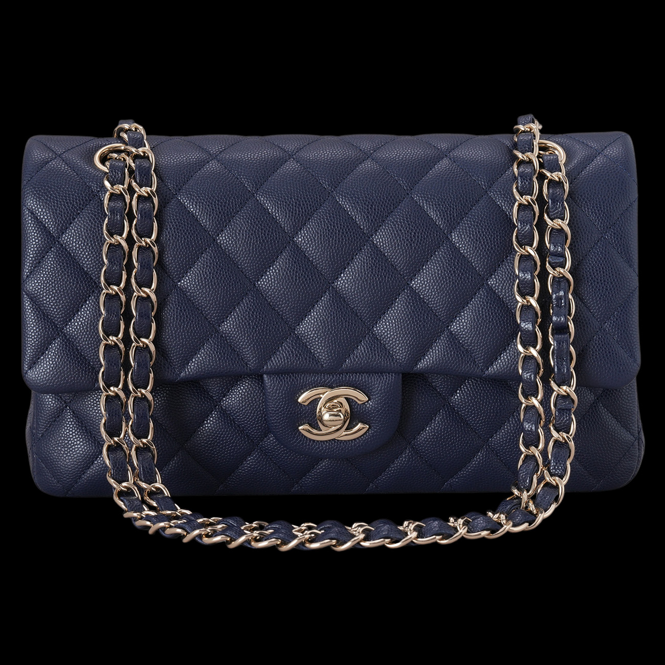 CHANEL(USED)샤넬 캐비어 클래식 미듐 플랩백
