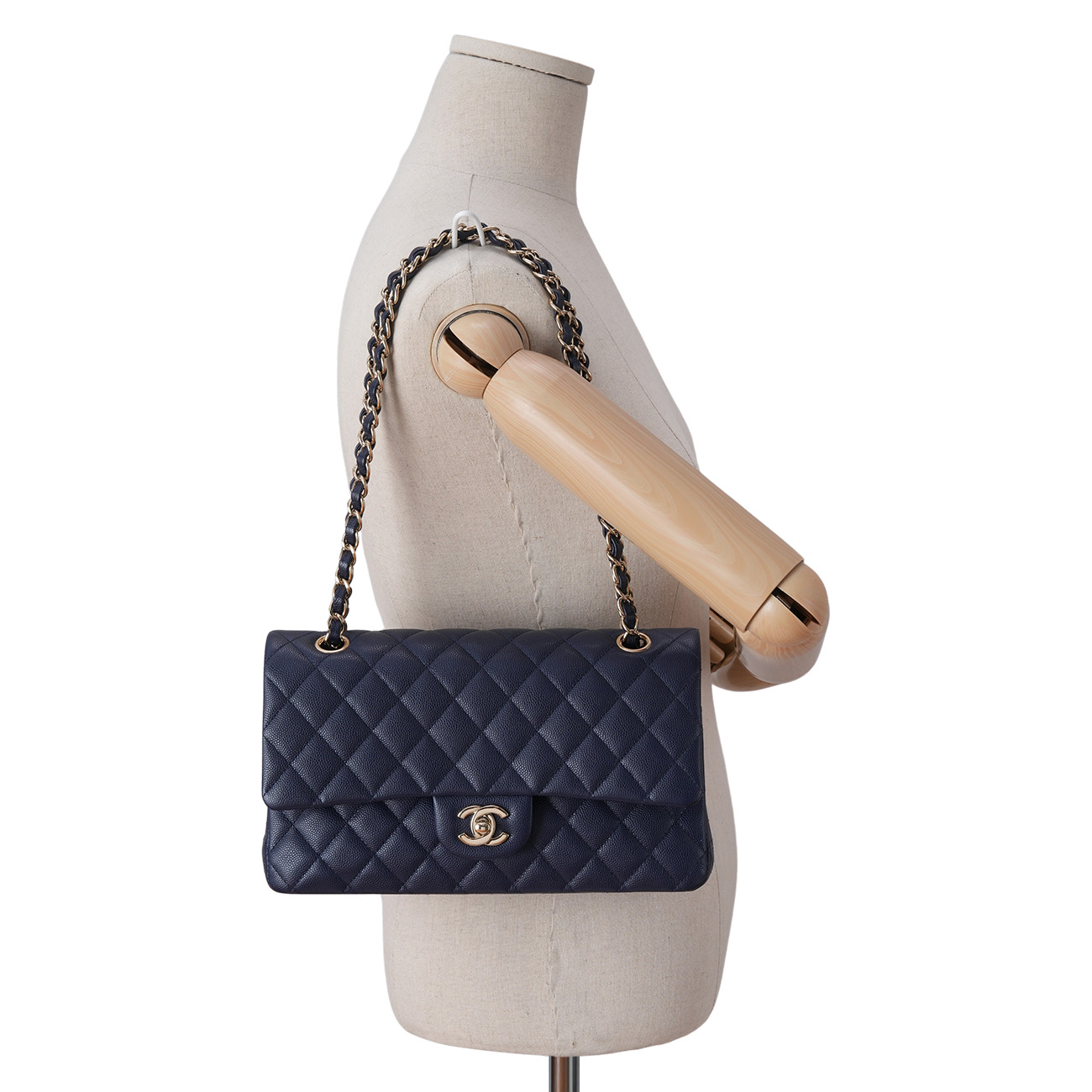 CHANEL(USED)샤넬 캐비어 클래식 미듐 플랩백