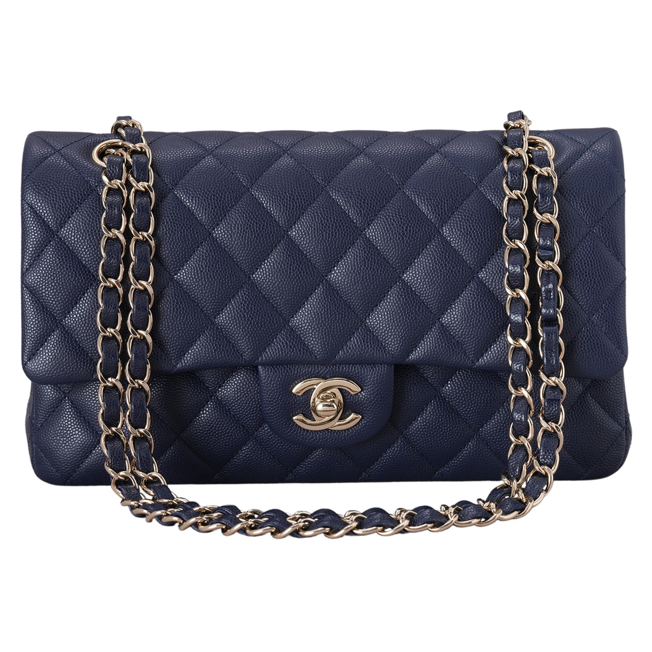 CHANEL(USED)샤넬 캐비어 클래식 미듐 플랩백