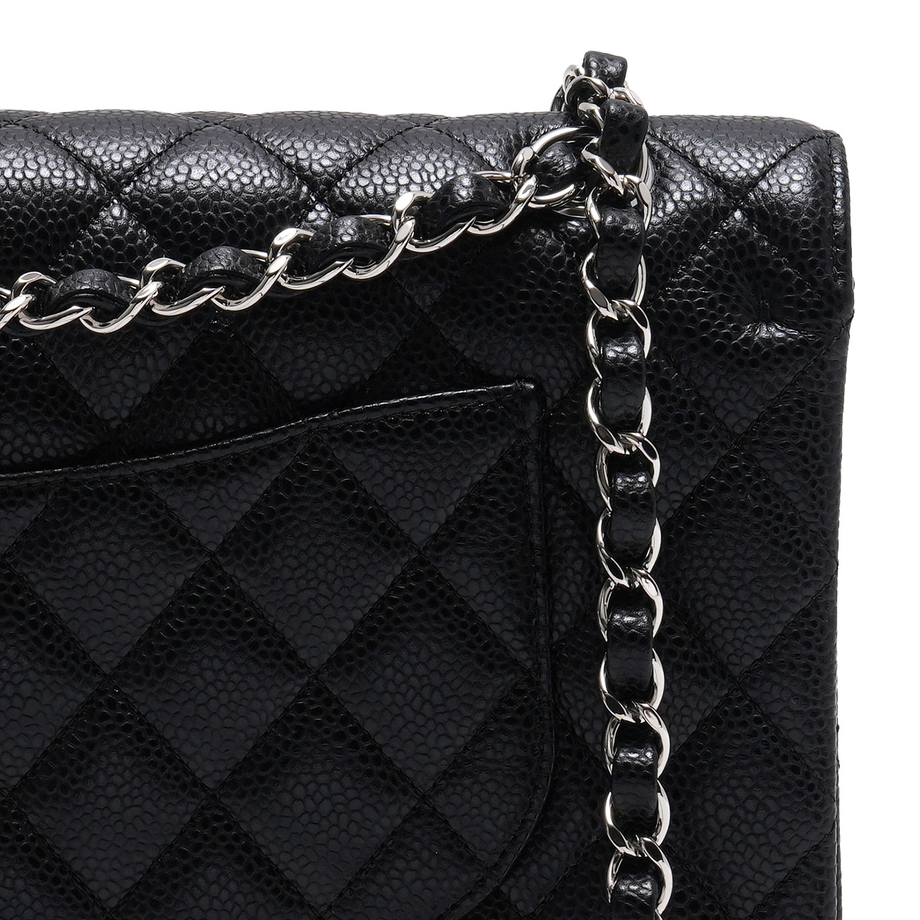 CHANEL(USED)샤넬 캐비어 클래식 미듐 플랩백