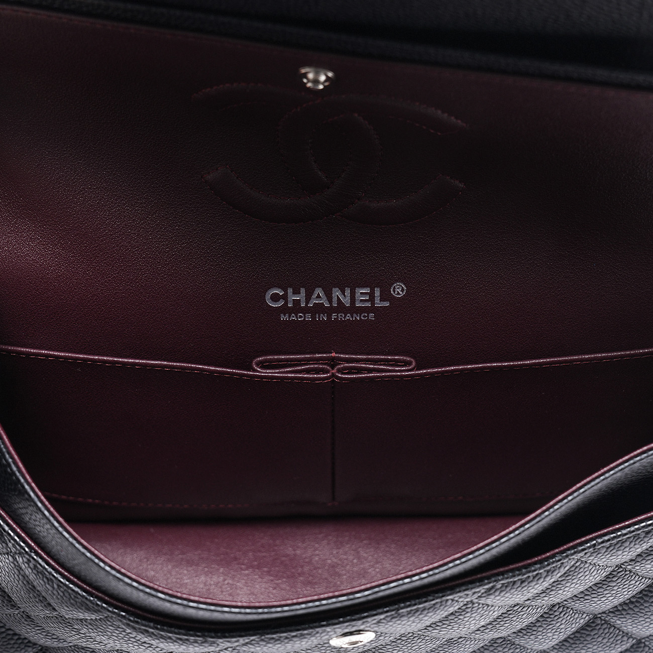 CHANEL(USED)샤넬 캐비어 클래식 미듐 플랩백