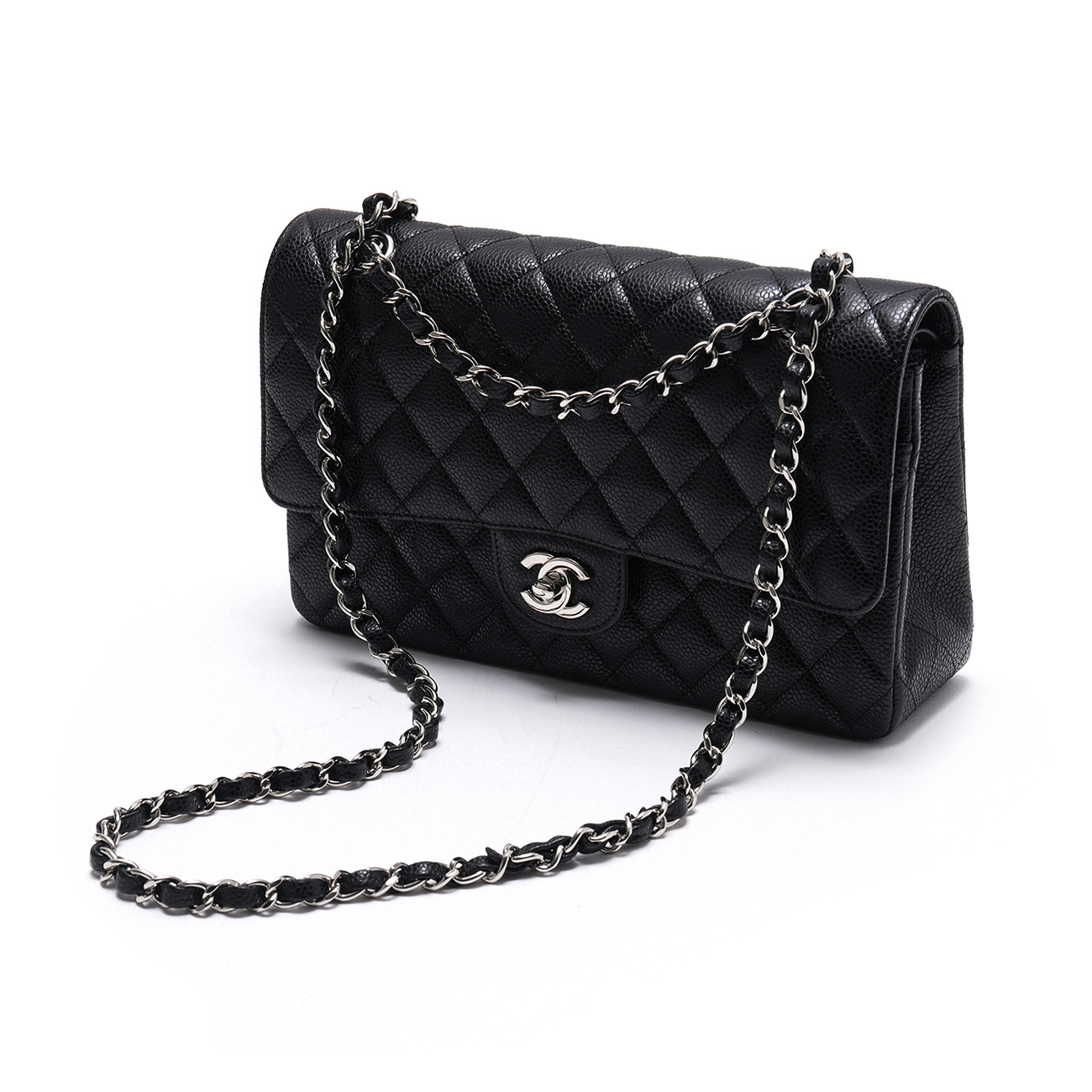 CHANEL(USED)샤넬 캐비어 클래식 미듐 플랩백