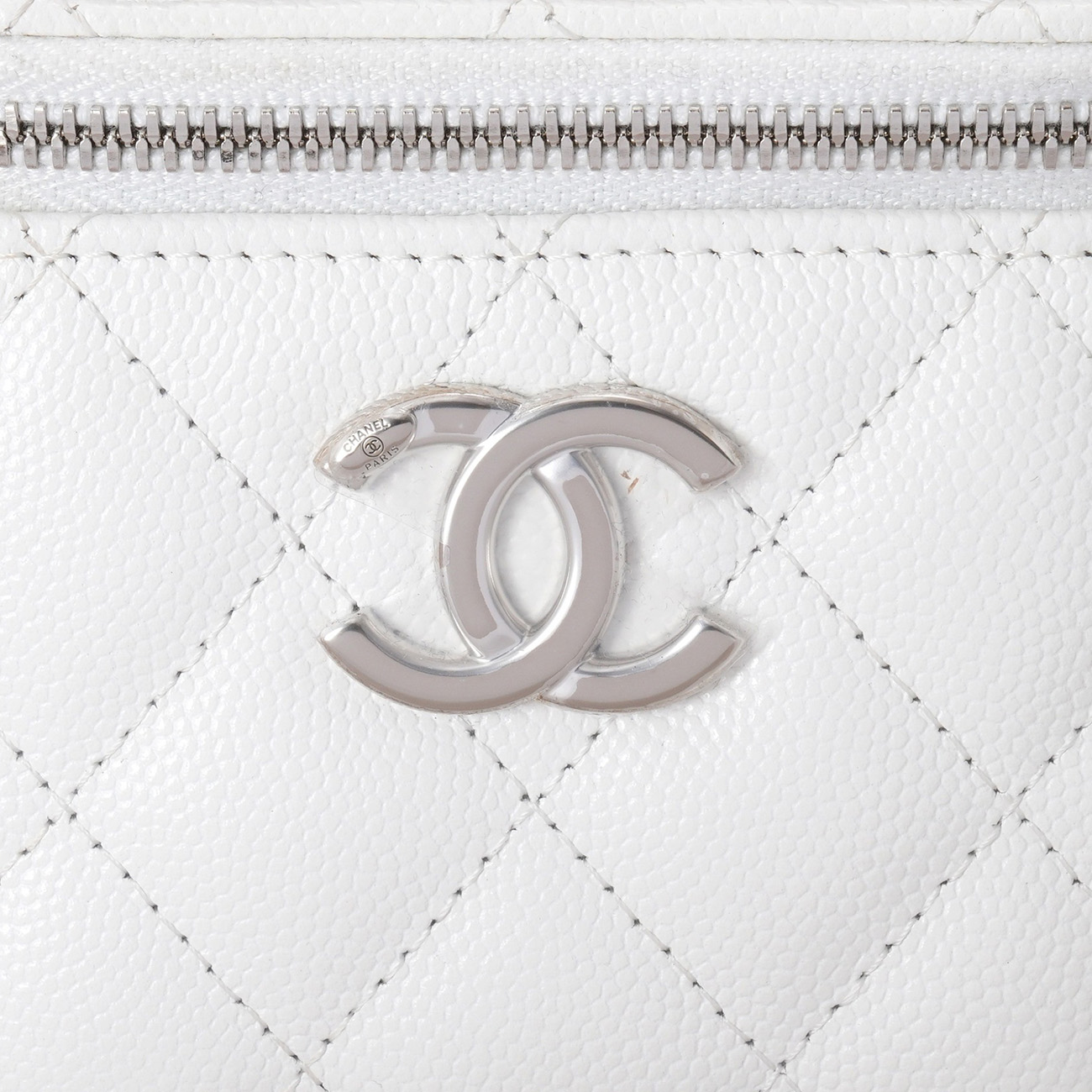 CHANEL(USED)샤넬 AP2718 시즌 캐비어 코코체인 미니 베니티