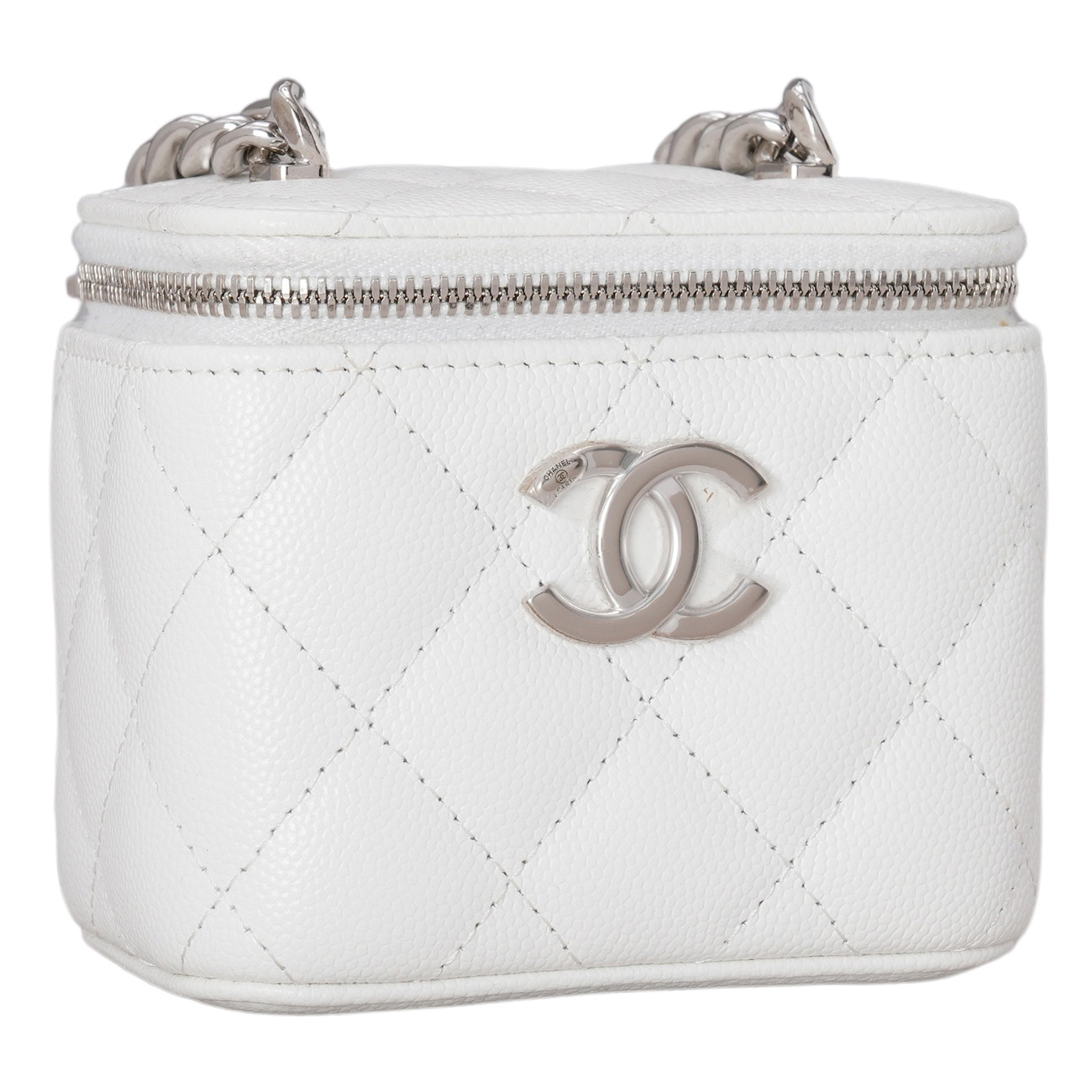 CHANEL(USED)샤넬 AP2718 시즌 캐비어 코코체인 미니 베니티