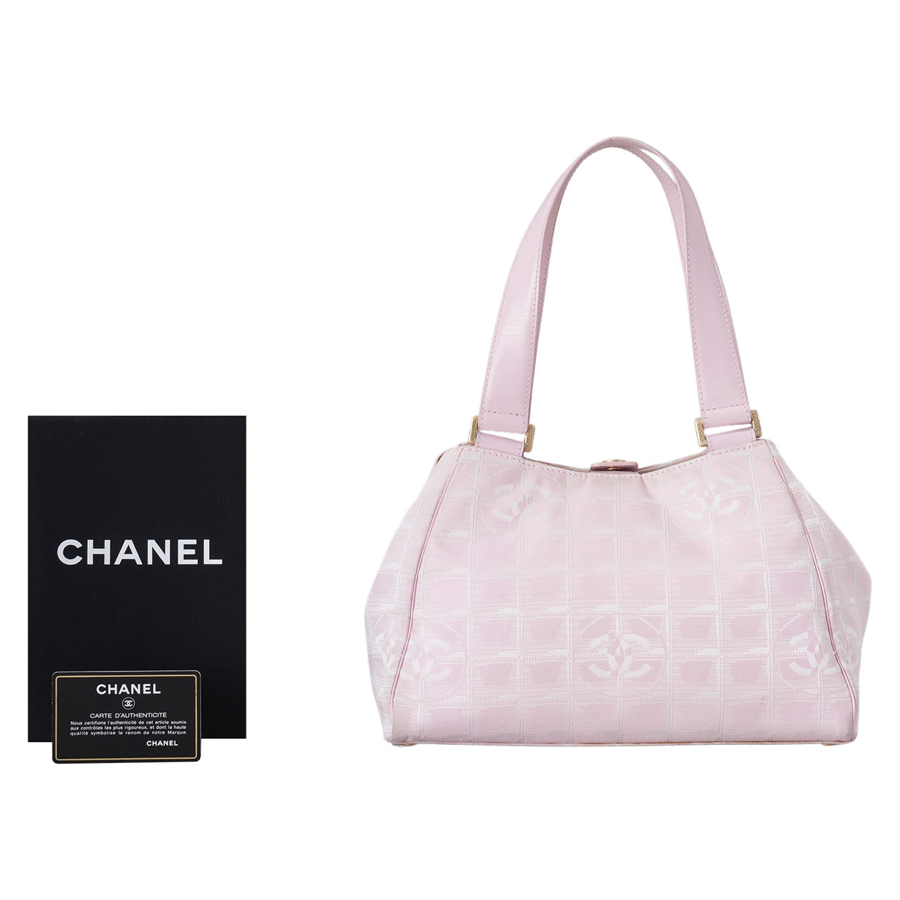 CHANEL(USED)샤넬 빈티지 캔버스 쇼퍼백
