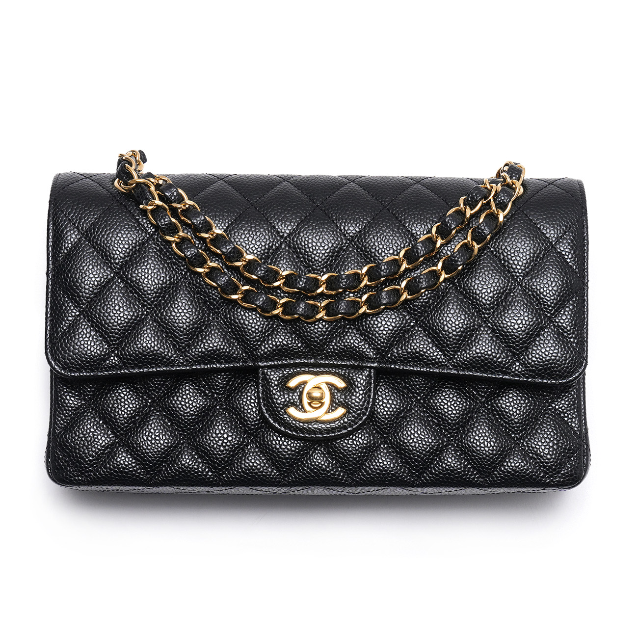 CHANEL(USED)샤넬 캐비어 클래식 미듐 플랩백