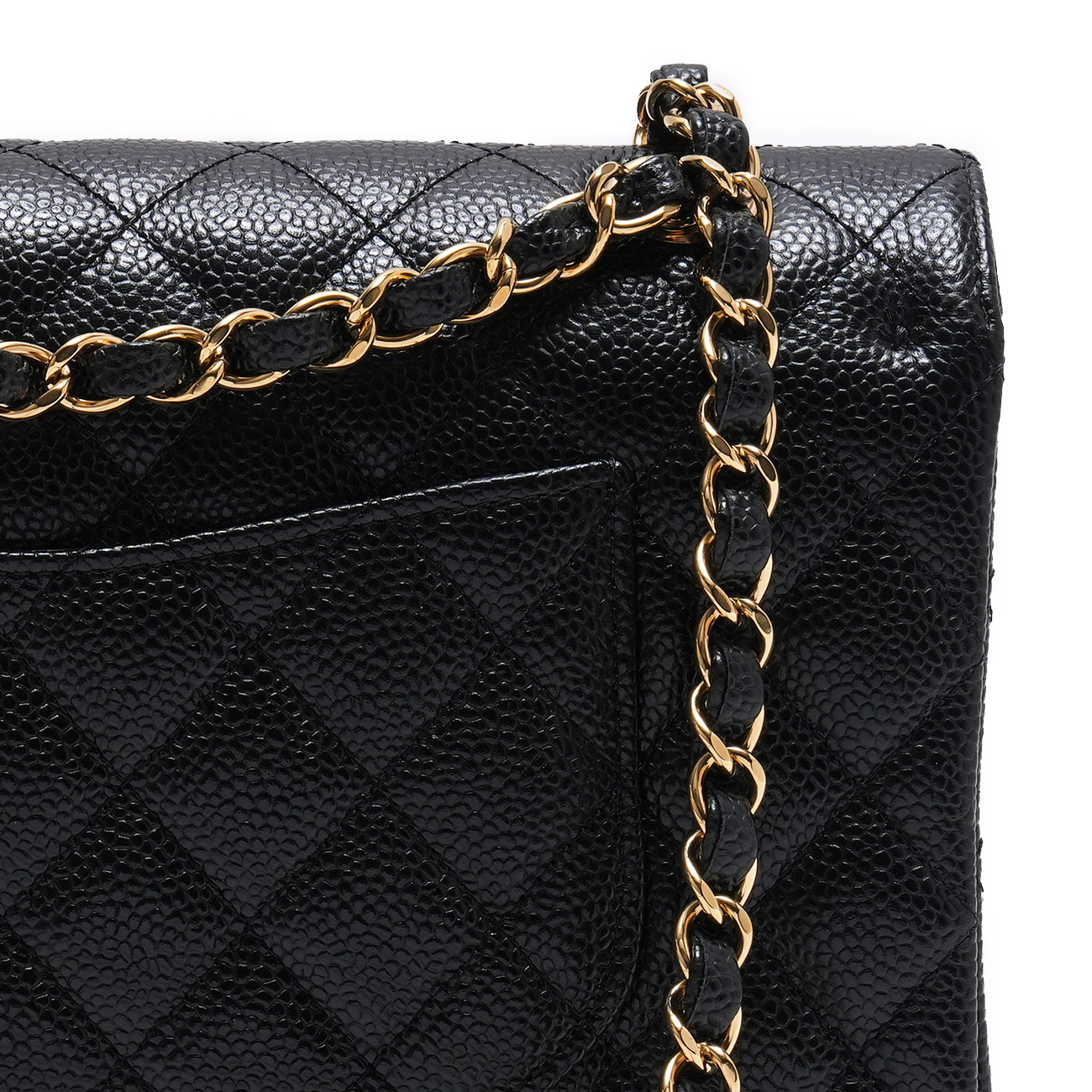 CHANEL(USED)샤넬 캐비어 클래식 미듐 플랩백