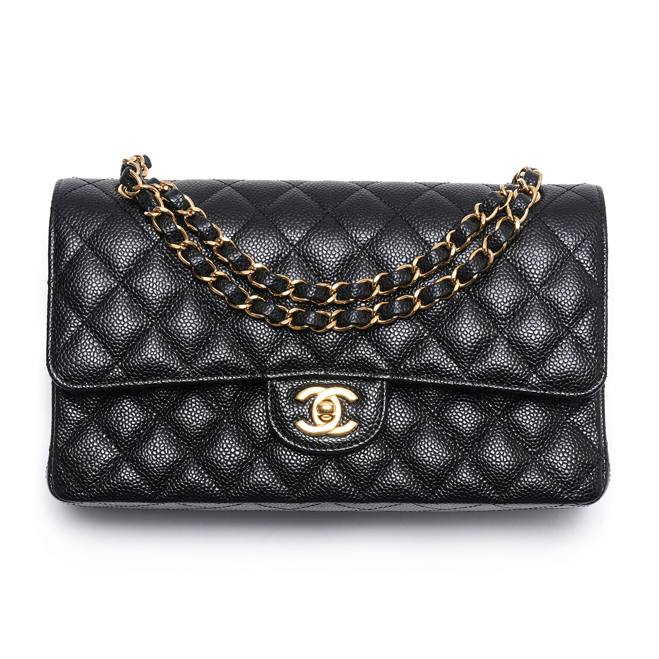 CHANEL(USED)샤넬 캐비어 클래식 미듐 플랩백