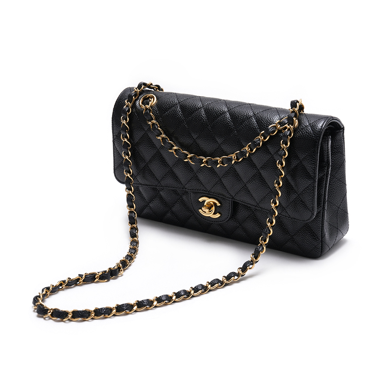 CHANEL(USED)샤넬 캐비어 클래식 미듐 플랩백