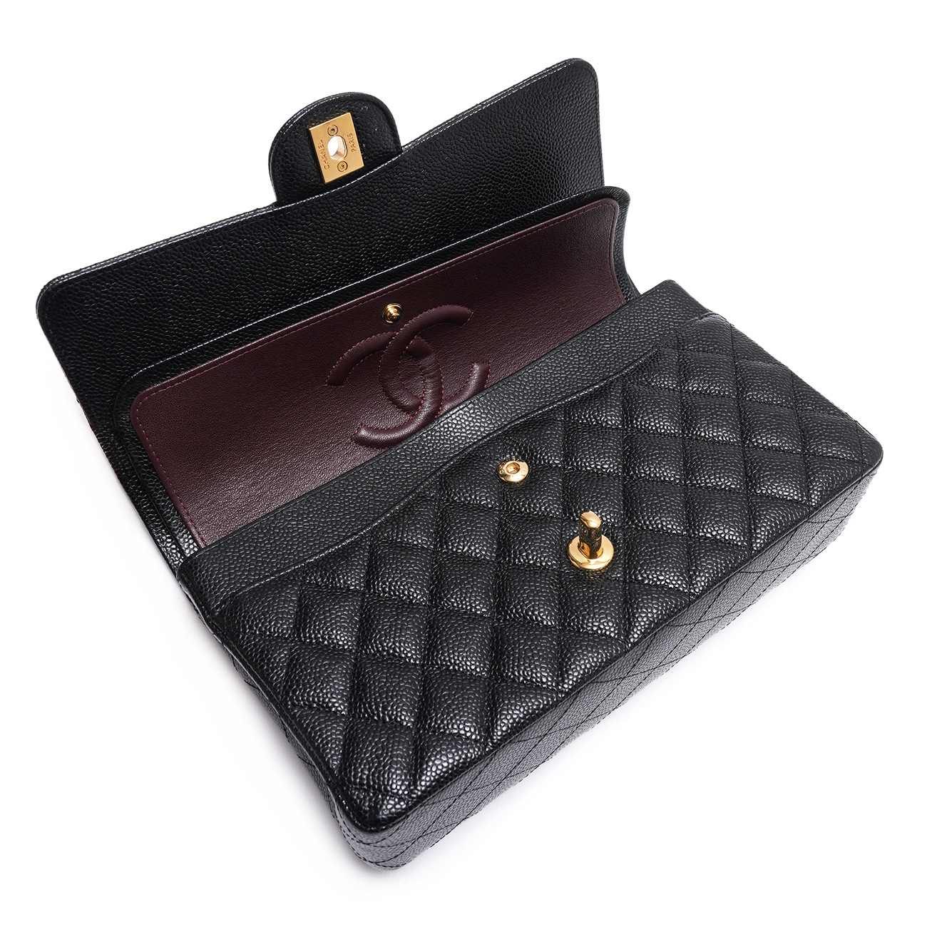 CHANEL(USED)샤넬 캐비어 클래식 미듐 플랩백