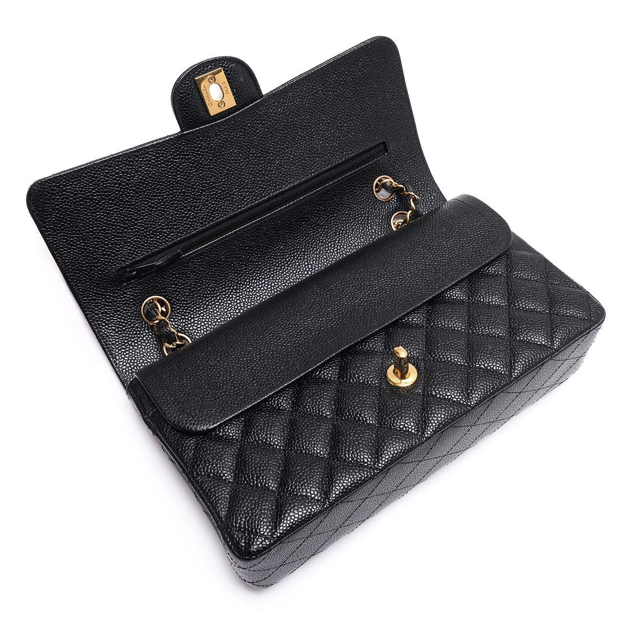 CHANEL(USED)샤넬 캐비어 클래식 미듐 플랩백