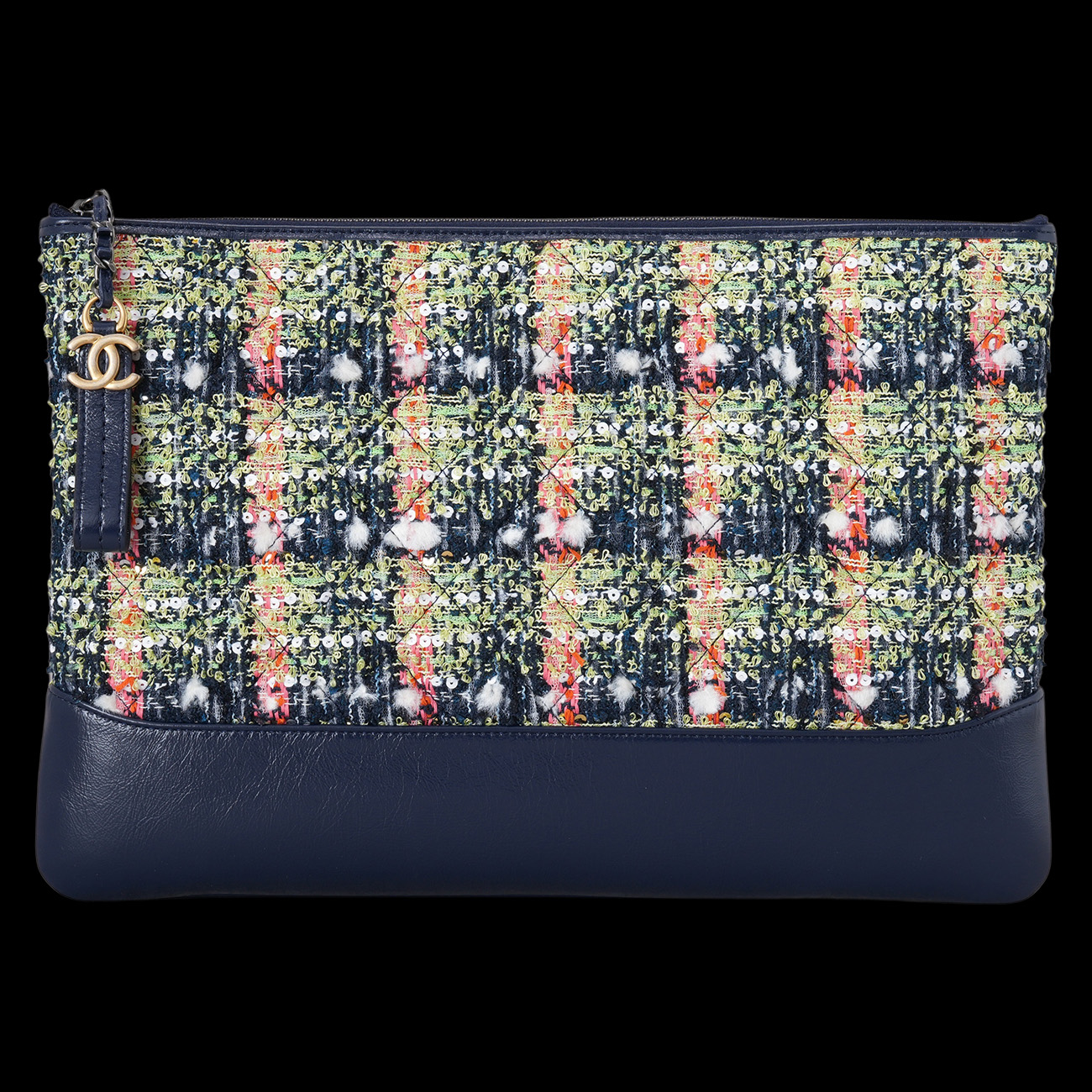 CHANEL(USED)샤넬 트위드 가브리엘 클러치 라지