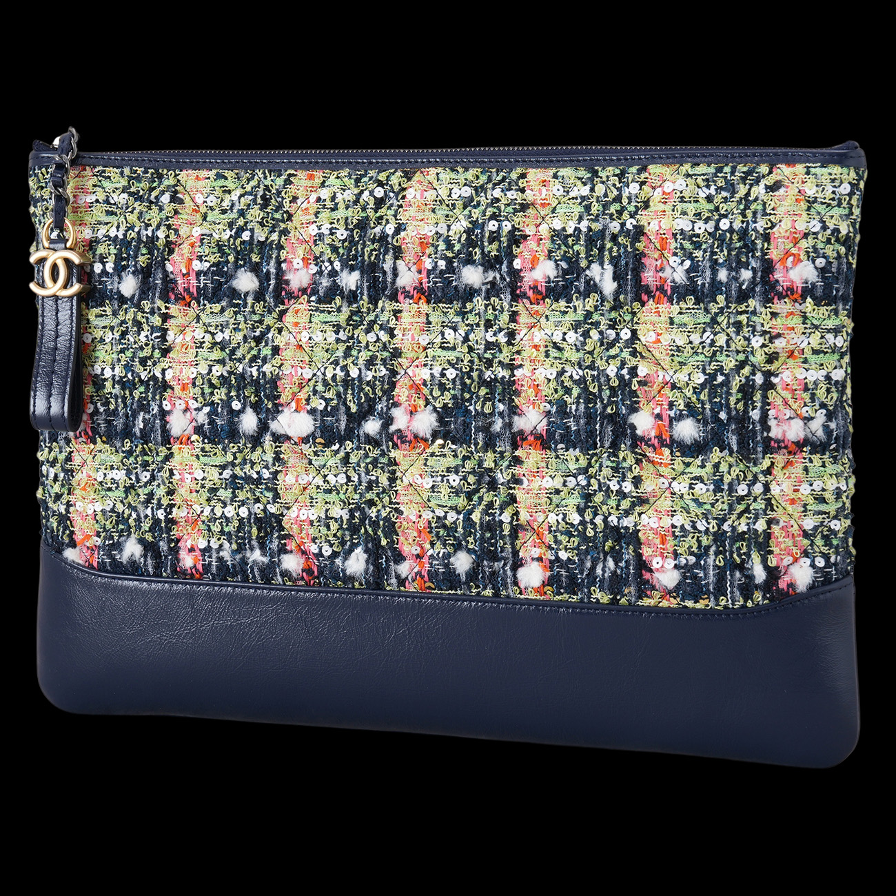 CHANEL(USED)샤넬 트위드 가브리엘 클러치 라지