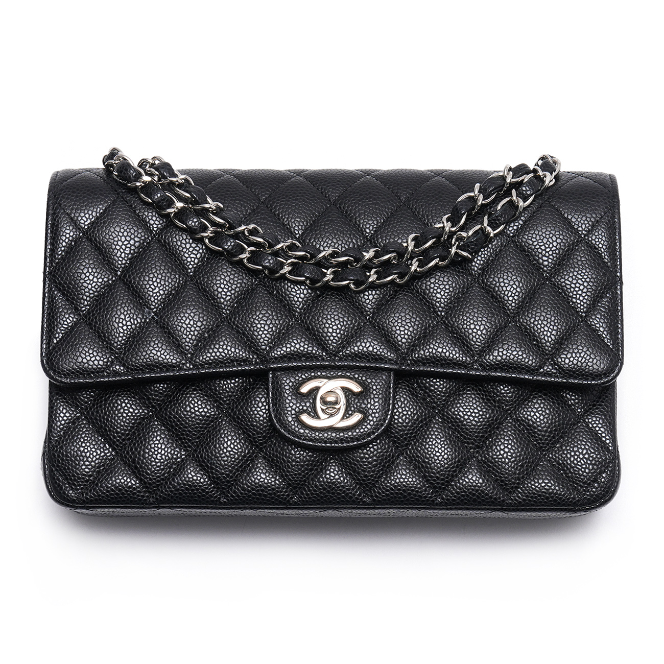 CHANEL(USED)샤넬 캐비어 클래식 미듐 플랩백