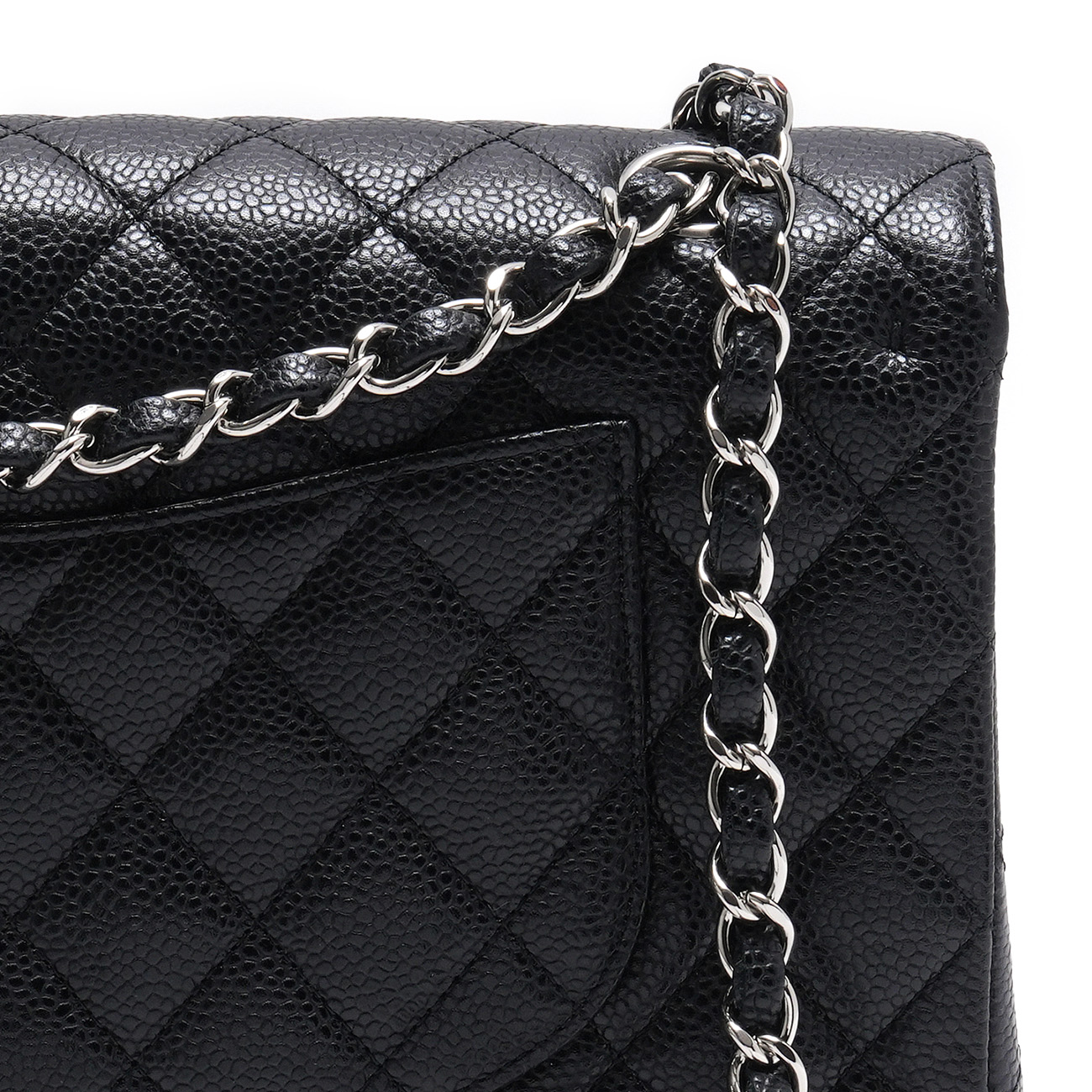 CHANEL(USED)샤넬 캐비어 클래식 미듐 플랩백