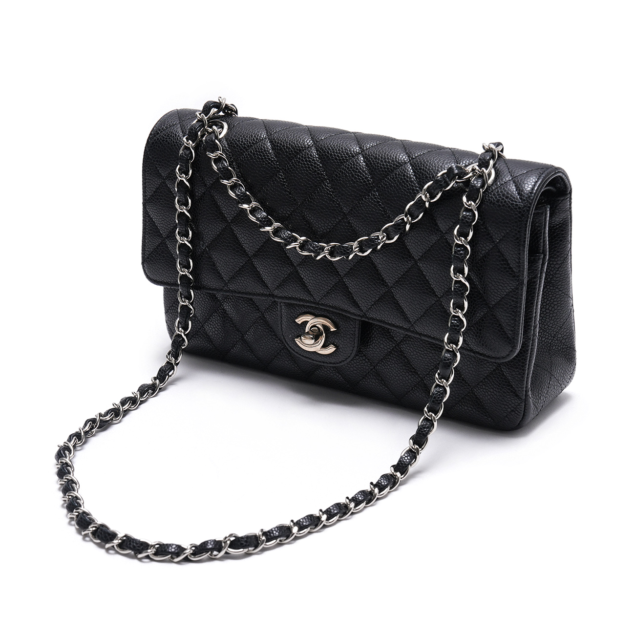 CHANEL(USED)샤넬 캐비어 클래식 미듐 플랩백
