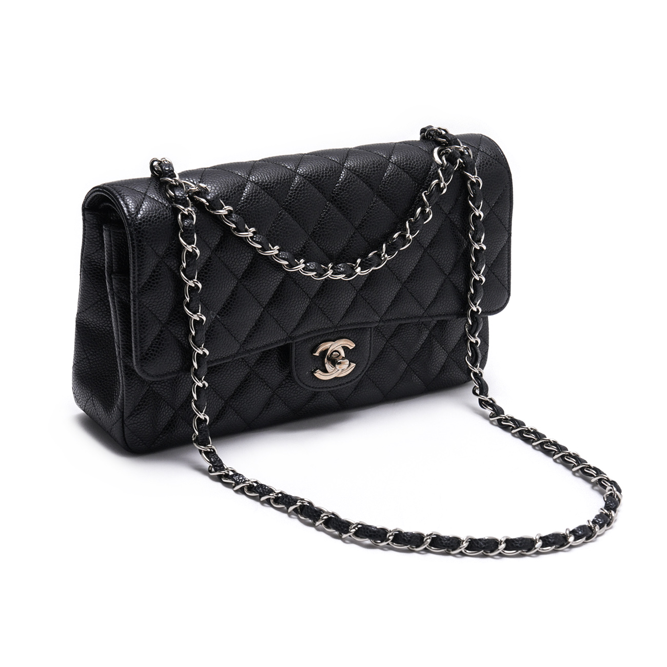 CHANEL(USED)샤넬 캐비어 클래식 미듐 플랩백
