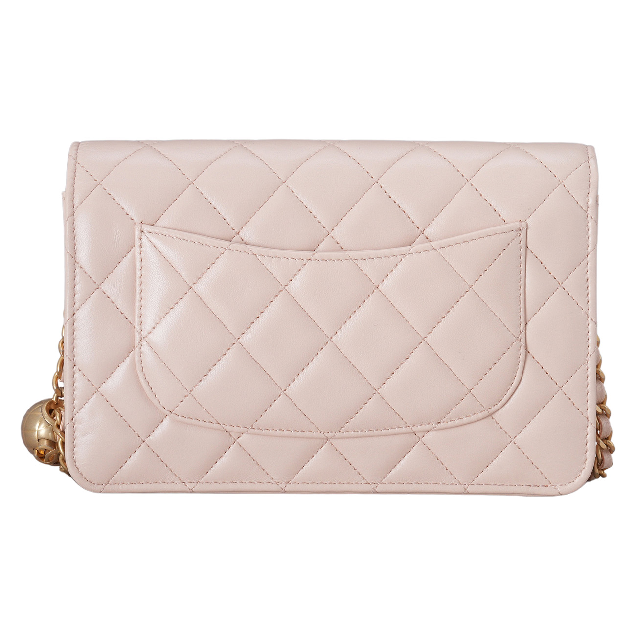 CHANEL(USED)샤넬 AP1450 램스킨 클래식 골든볼 WOC
