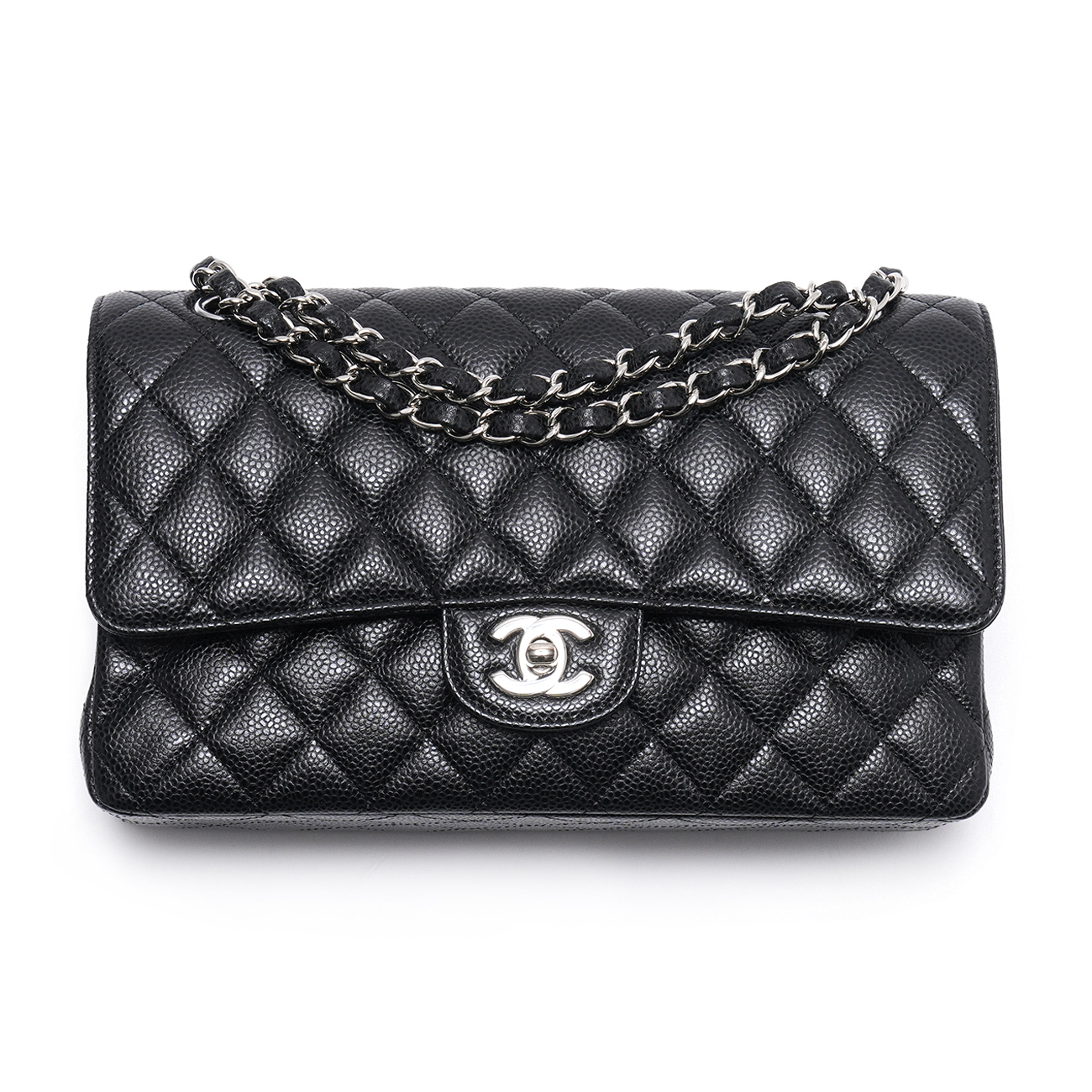 CHANEL(USED)샤넬 캐비어 클래식 미듐 플랩백