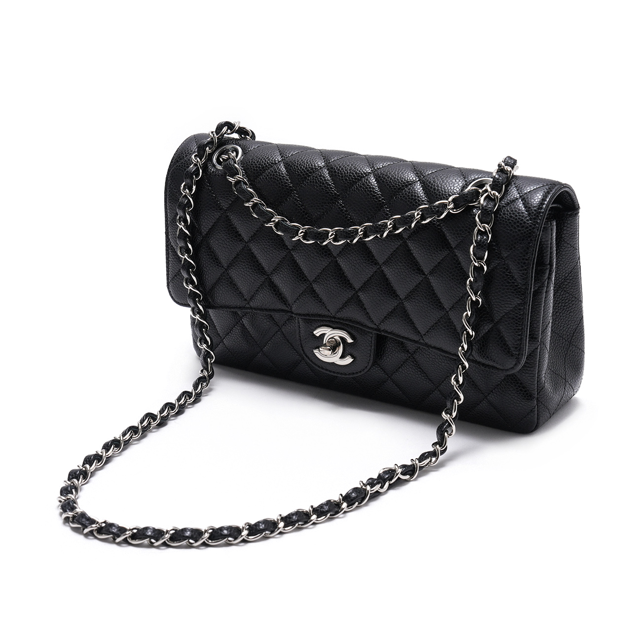 CHANEL(USED)샤넬 캐비어 클래식 미듐 플랩백
