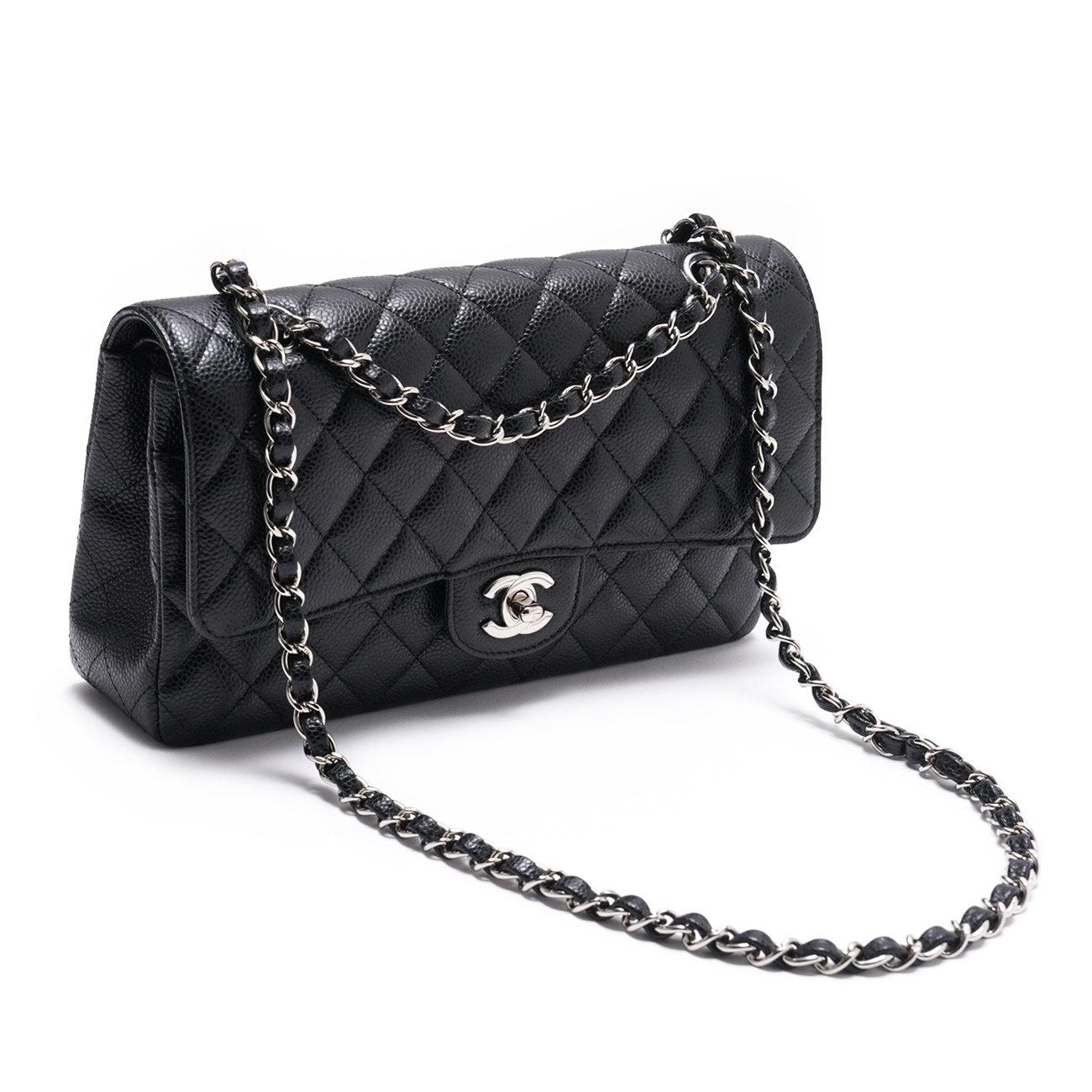 CHANEL(USED)샤넬 캐비어 클래식 미듐 플랩백