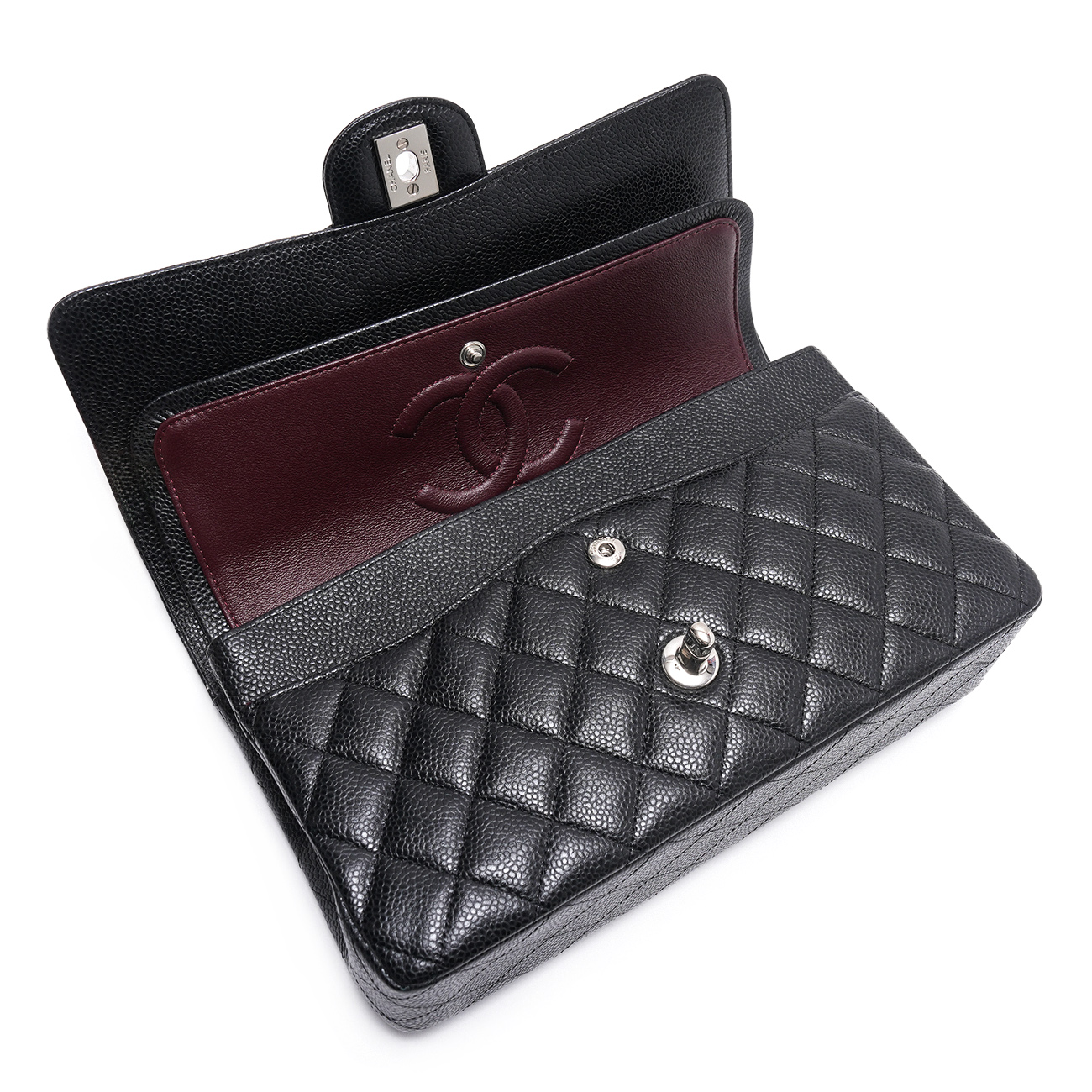 CHANEL(USED)샤넬 캐비어 클래식 미듐 플랩백