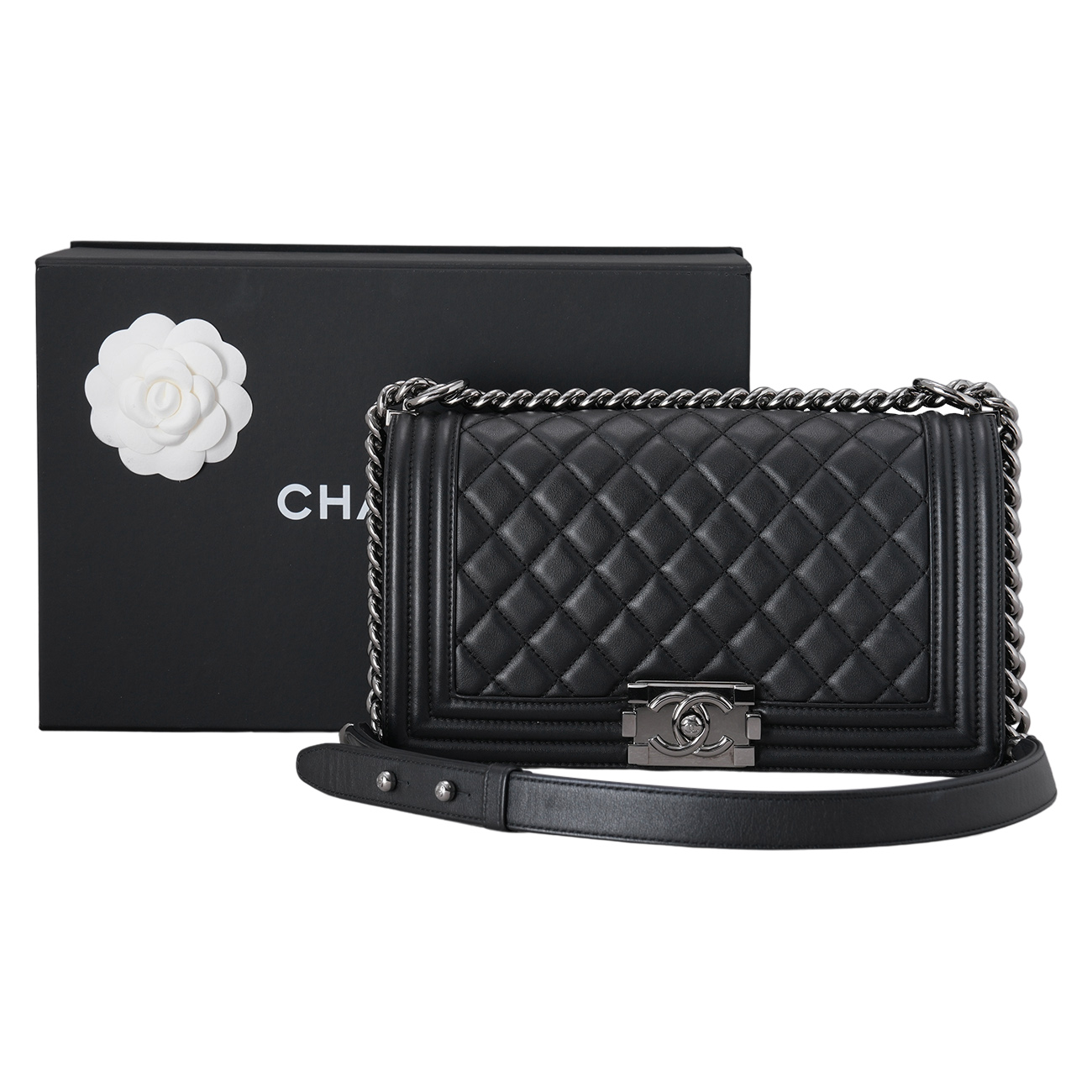 CHANEL(USED)샤넬 보이백 미듐