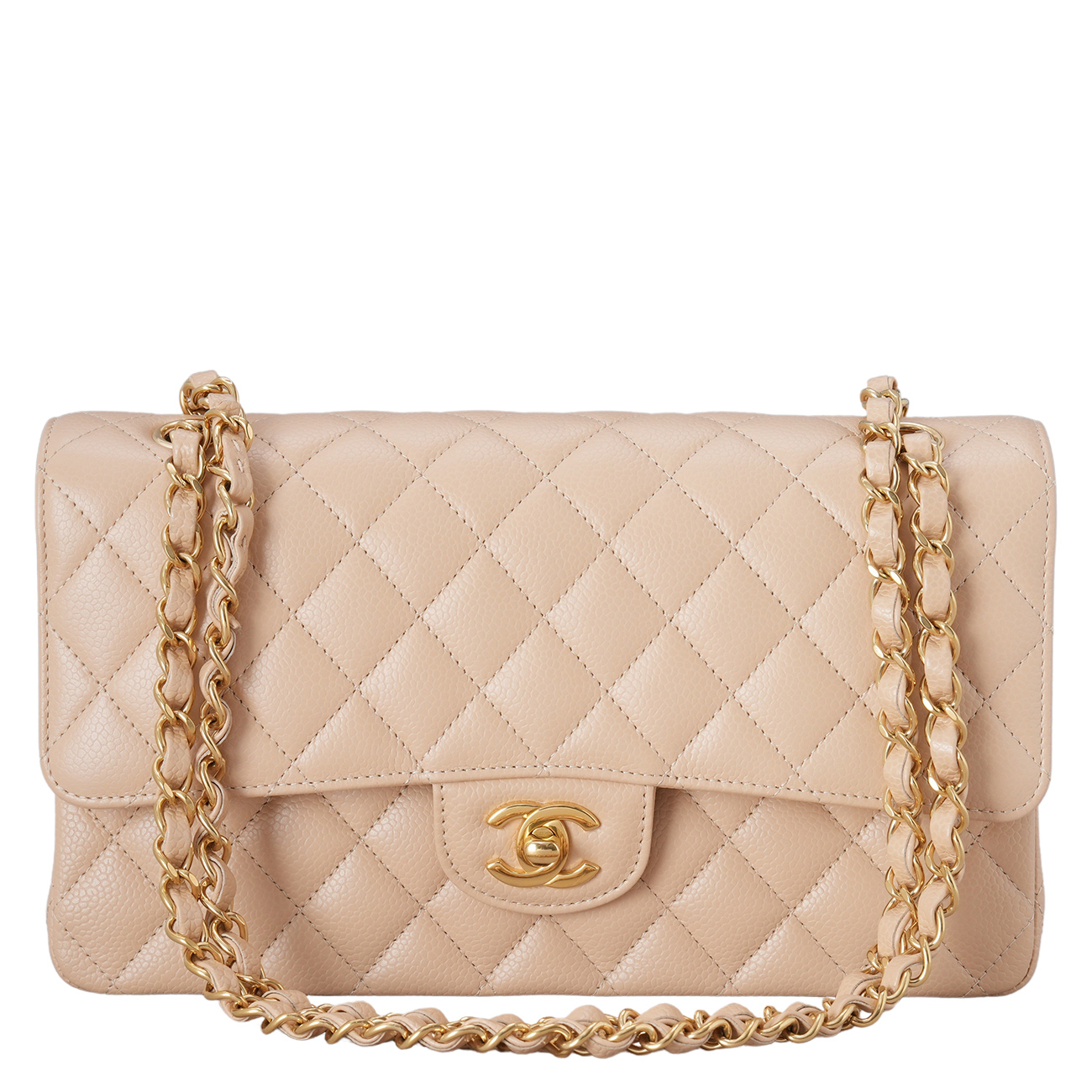 CHANEL(USED)샤넬 캐비어 클래식 미듐 플랩백