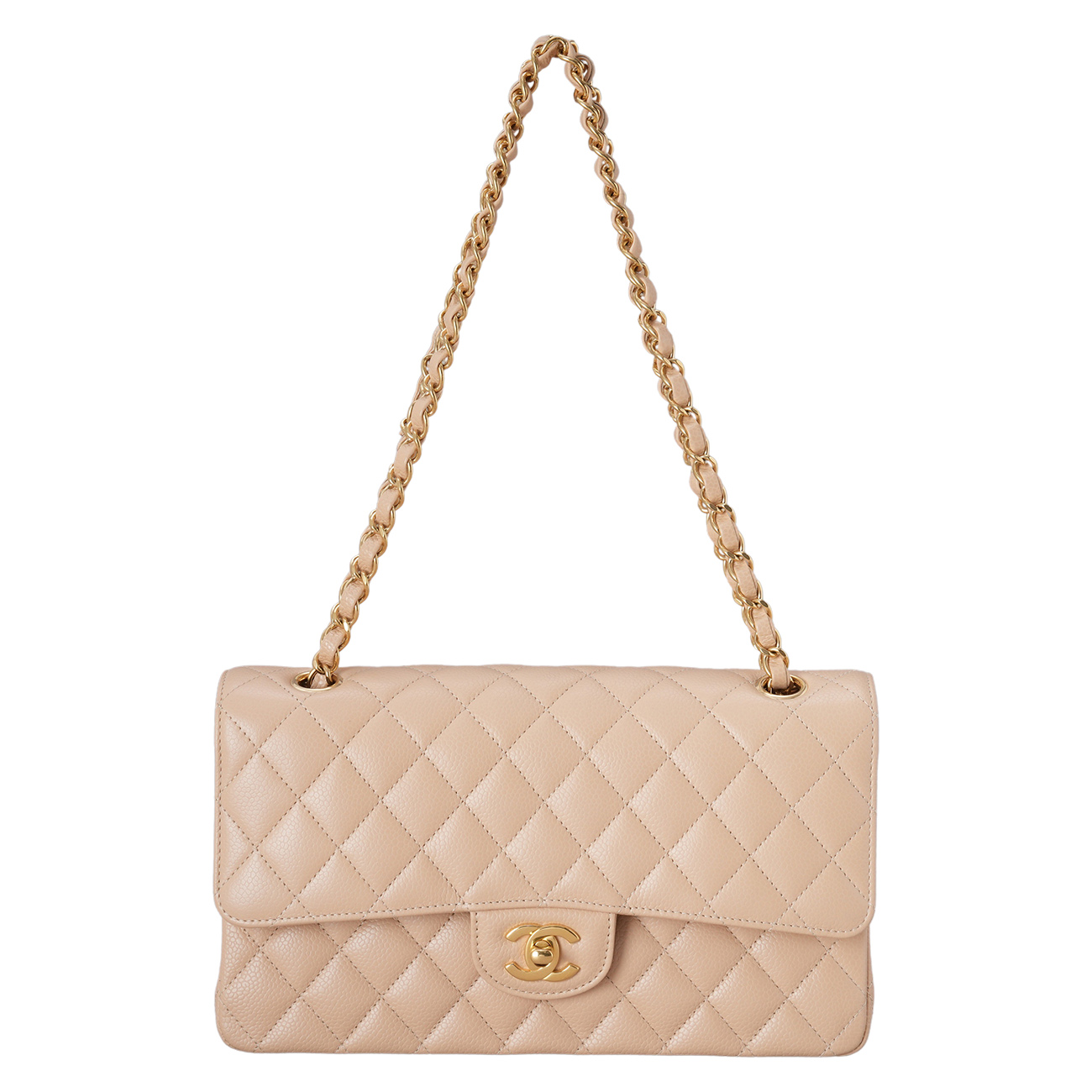 CHANEL(USED)샤넬 캐비어 클래식 미듐 플랩백