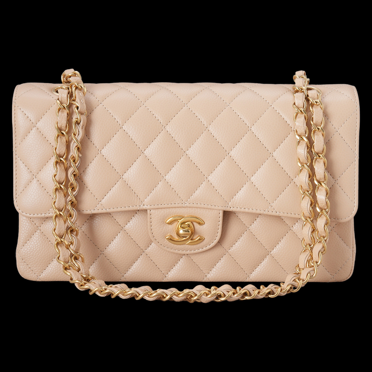 CHANEL(USED)샤넬 캐비어 클래식 미듐 플랩백