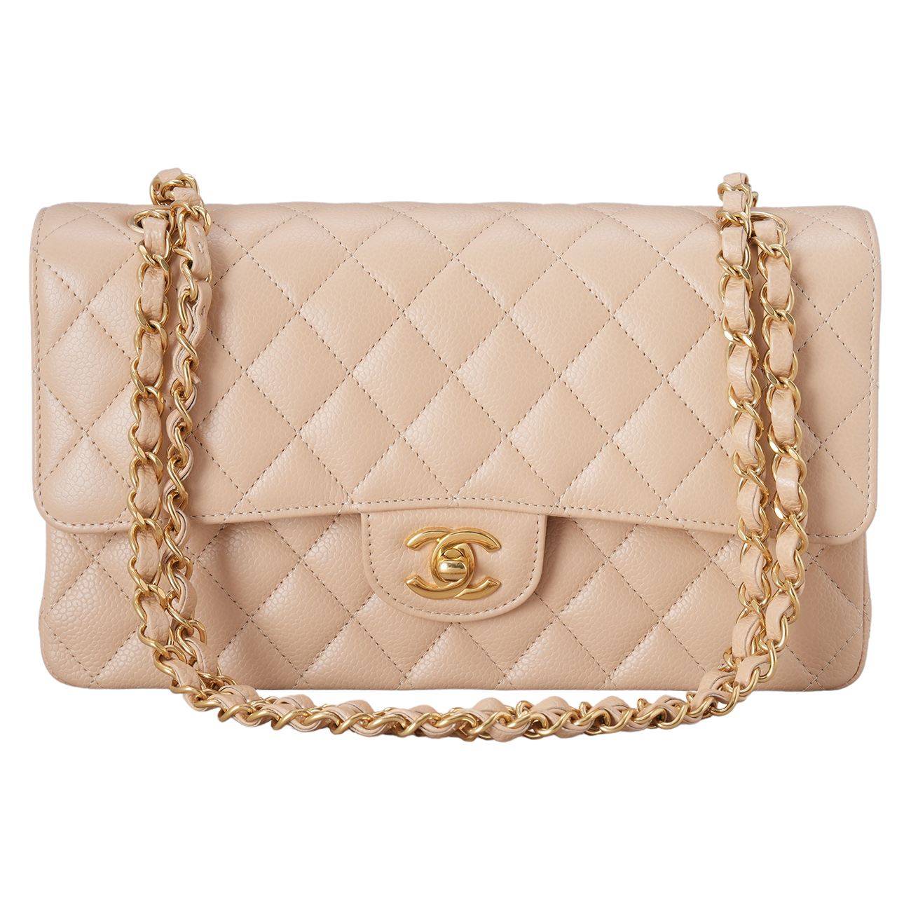 CHANEL(USED)샤넬 캐비어 클래식 미듐 플랩백