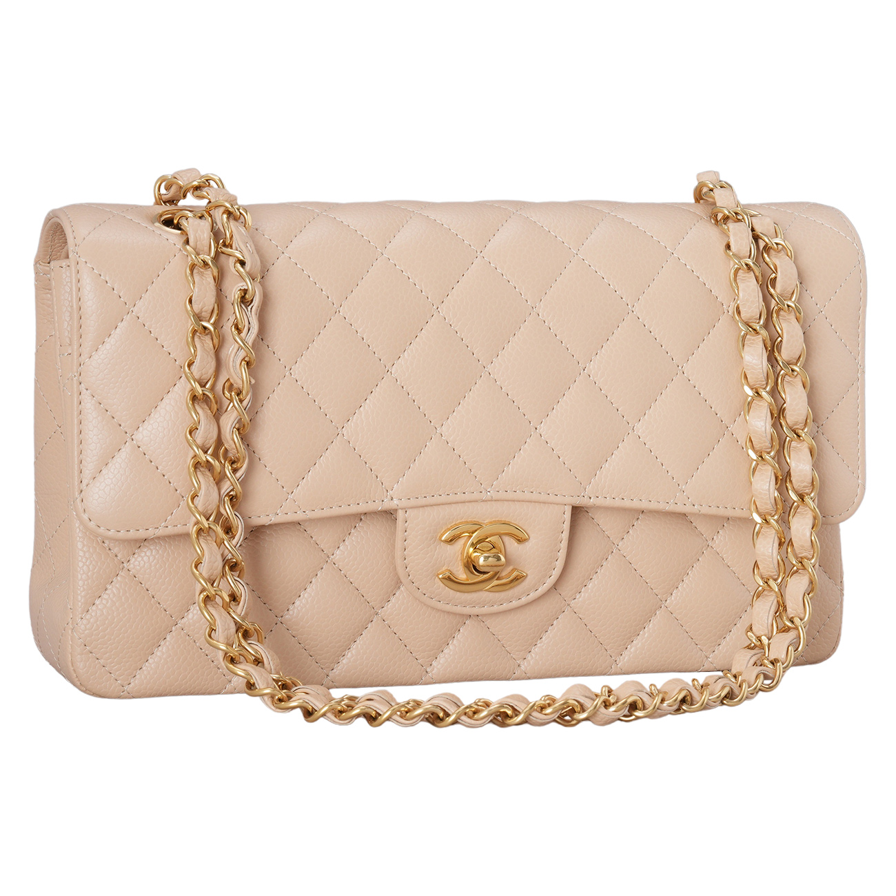 CHANEL(USED)샤넬 캐비어 클래식 미듐 플랩백