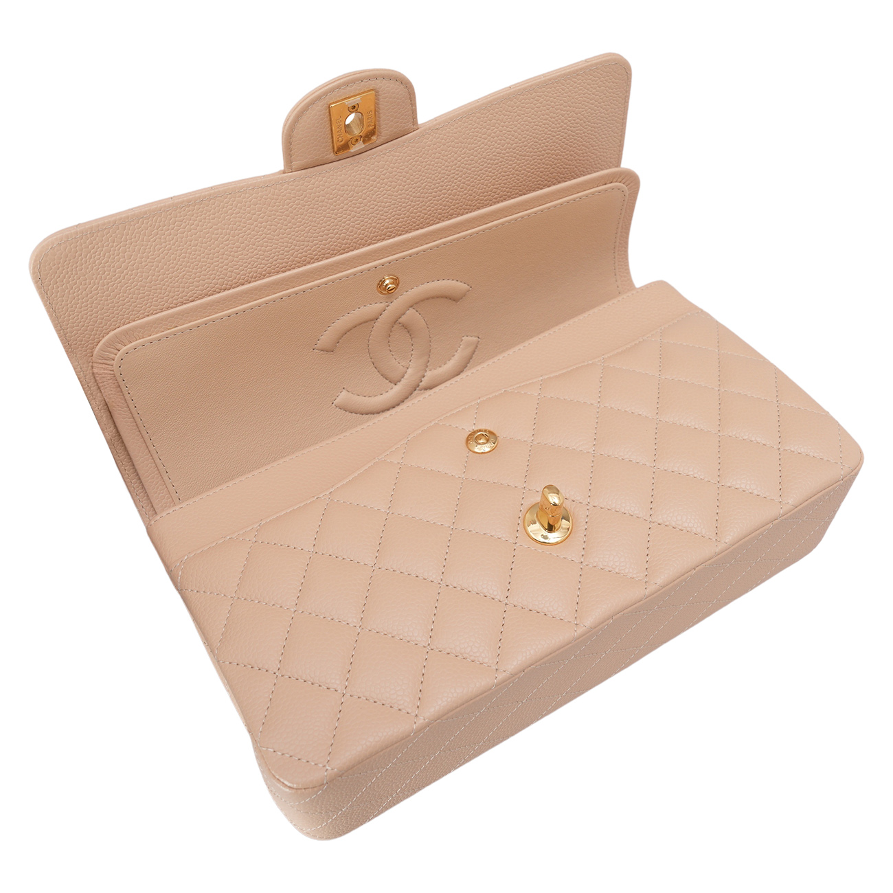 CHANEL(USED)샤넬 캐비어 클래식 미듐 플랩백