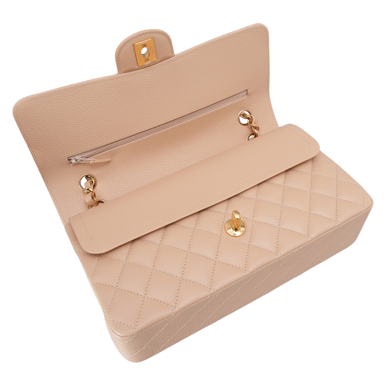 CHANEL(USED)샤넬 캐비어 클래식 미듐 플랩백