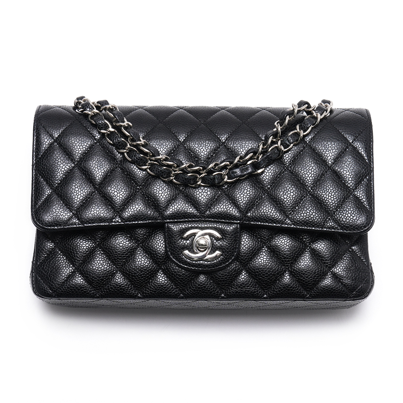 CHANEL(USED)샤넬 캐비어 클래식 미듐 플랩백