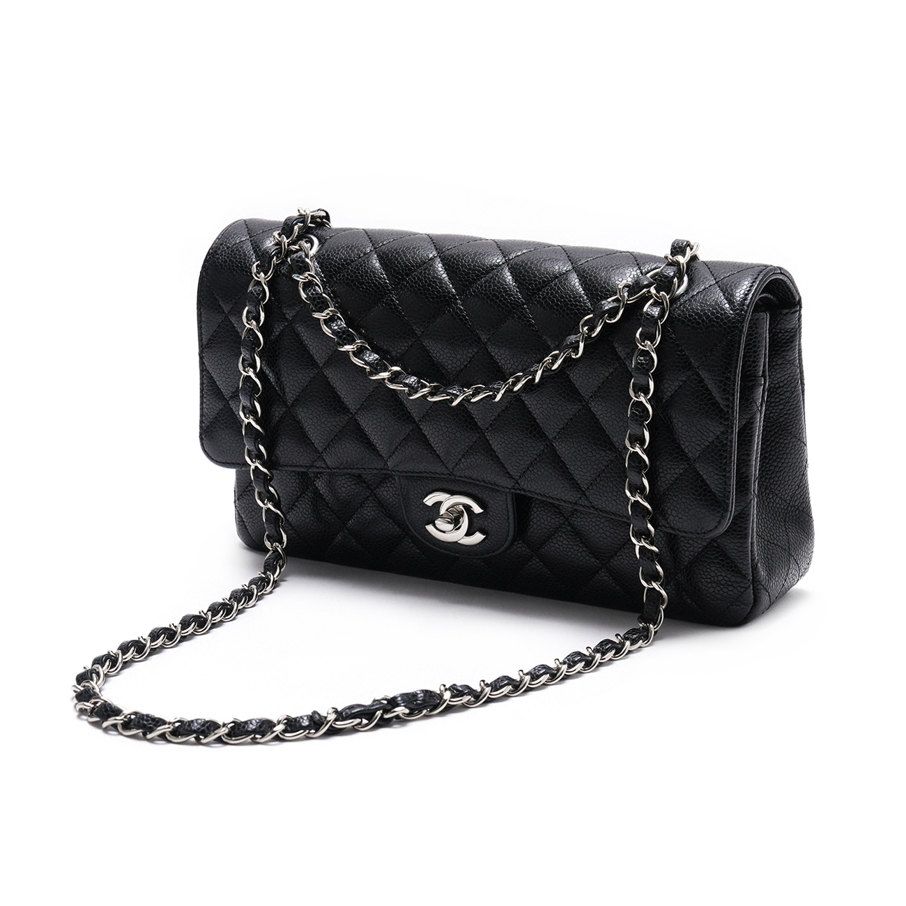 CHANEL(USED)샤넬 캐비어 클래식 미듐 플랩백