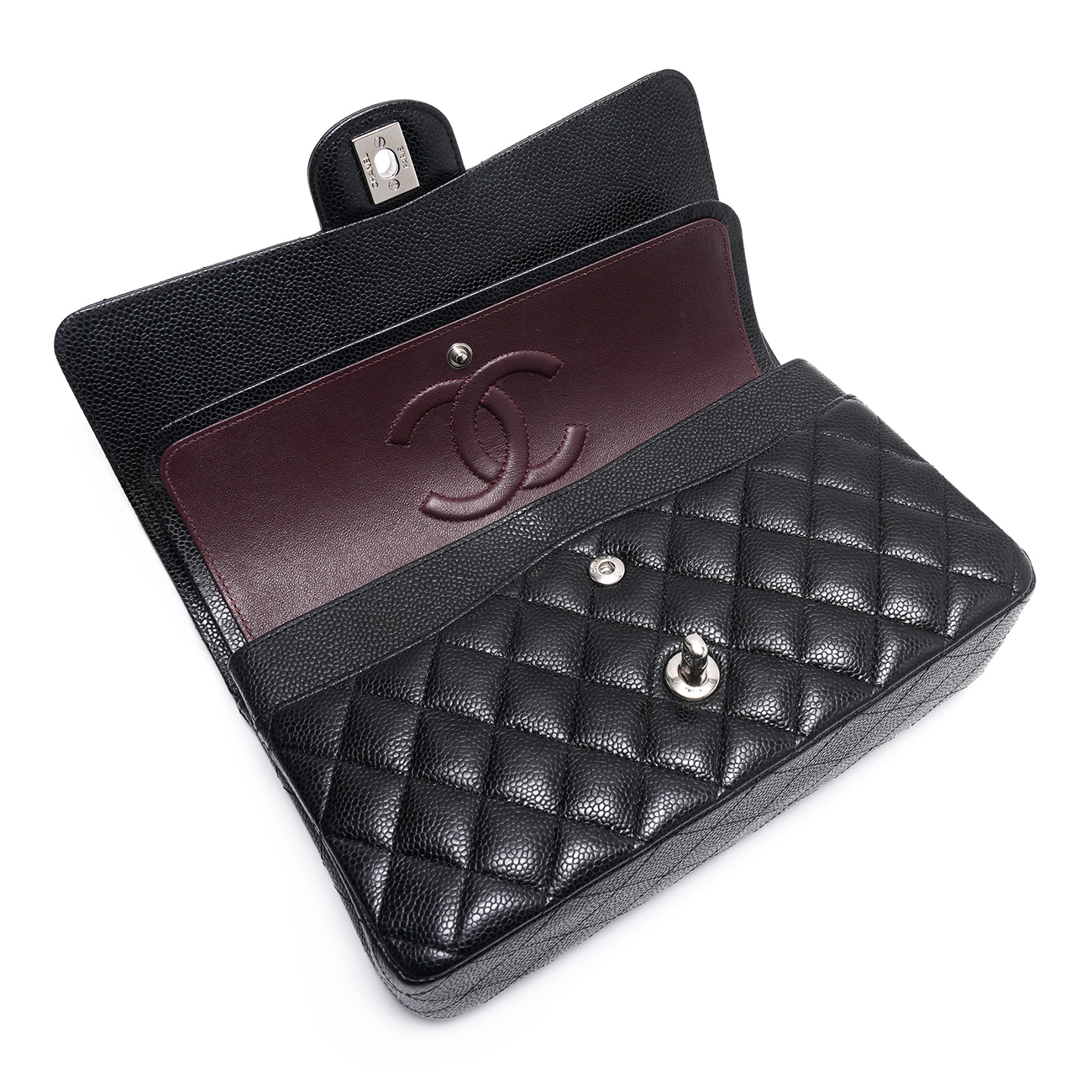 CHANEL(USED)샤넬 캐비어 클래식 미듐 플랩백