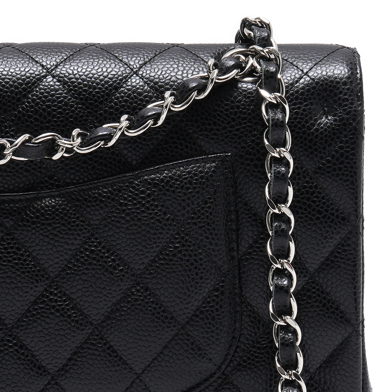 CHANEL(USED)샤넬 캐비어 클래식 미듐 플랩백