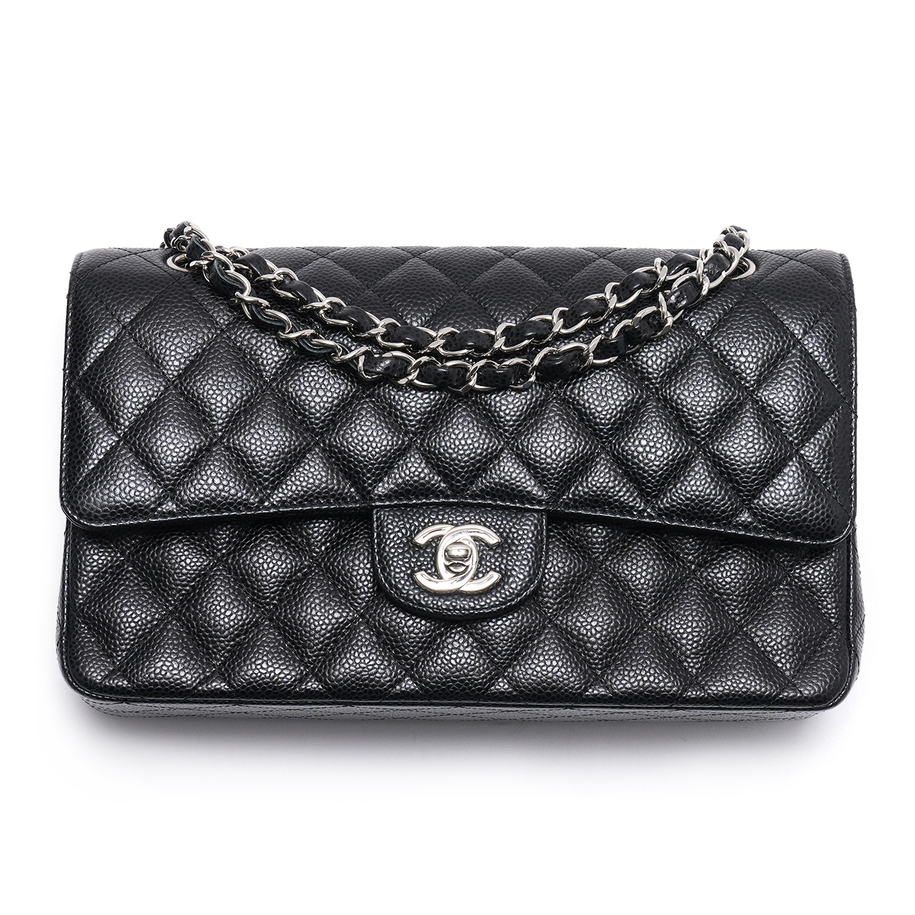 CHANEL(USED)샤넬 캐비어 클래식 미듐 플랩백
