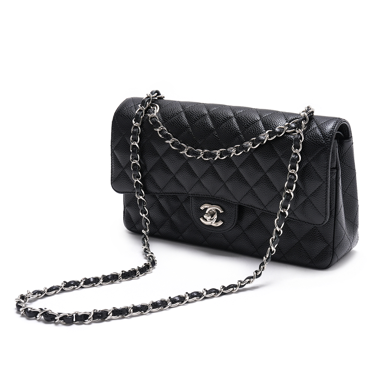 CHANEL(USED)샤넬 캐비어 클래식 미듐 플랩백