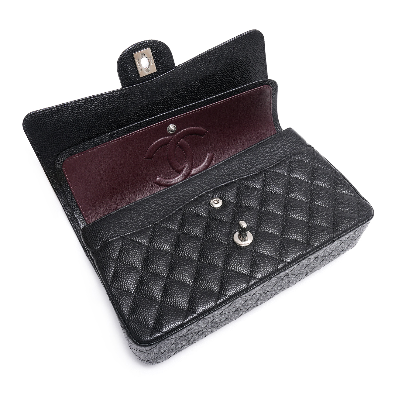 CHANEL(USED)샤넬 캐비어 클래식 미듐 플랩백