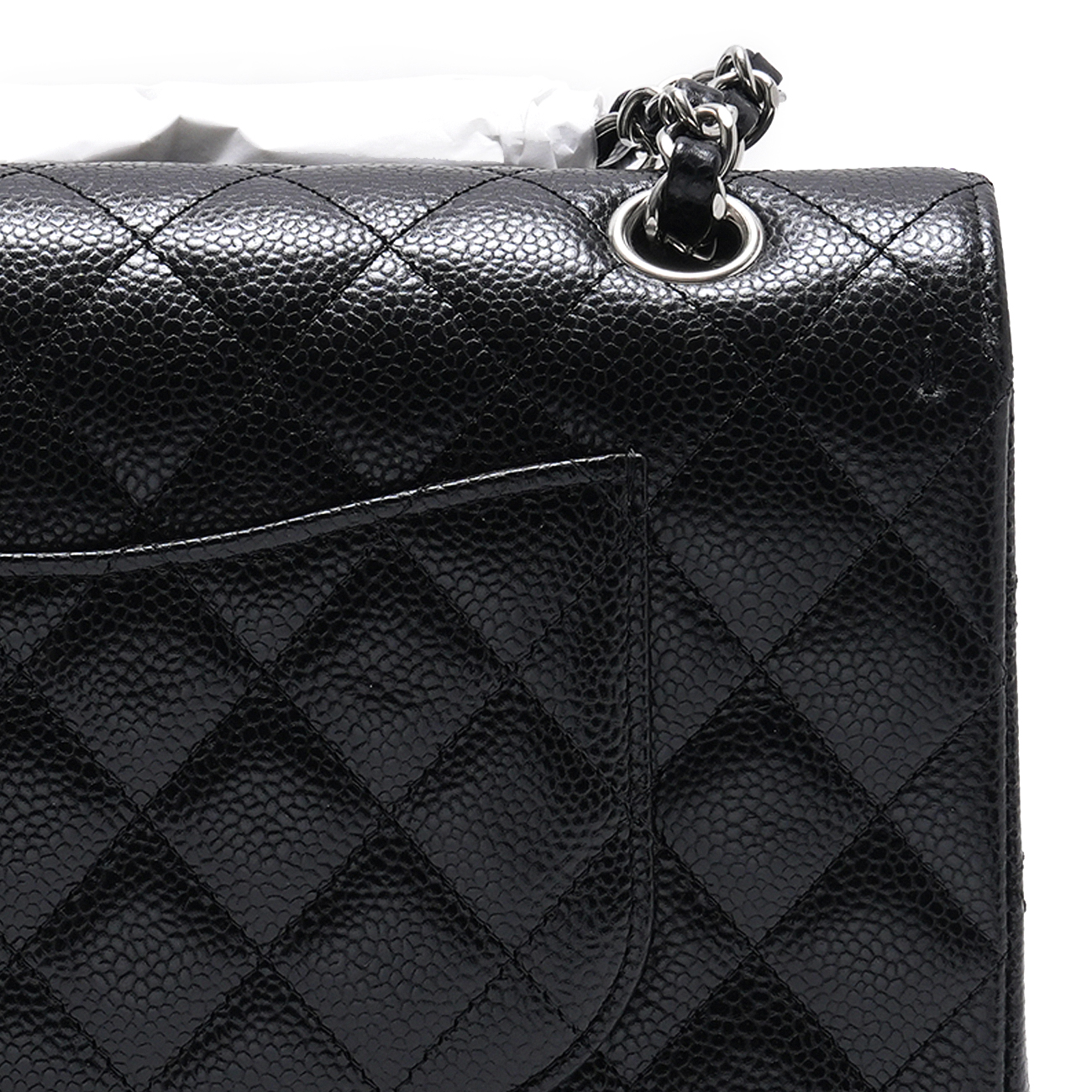 CHANEL(USED)샤넬 캐비어 클래식 미듐 플랩백