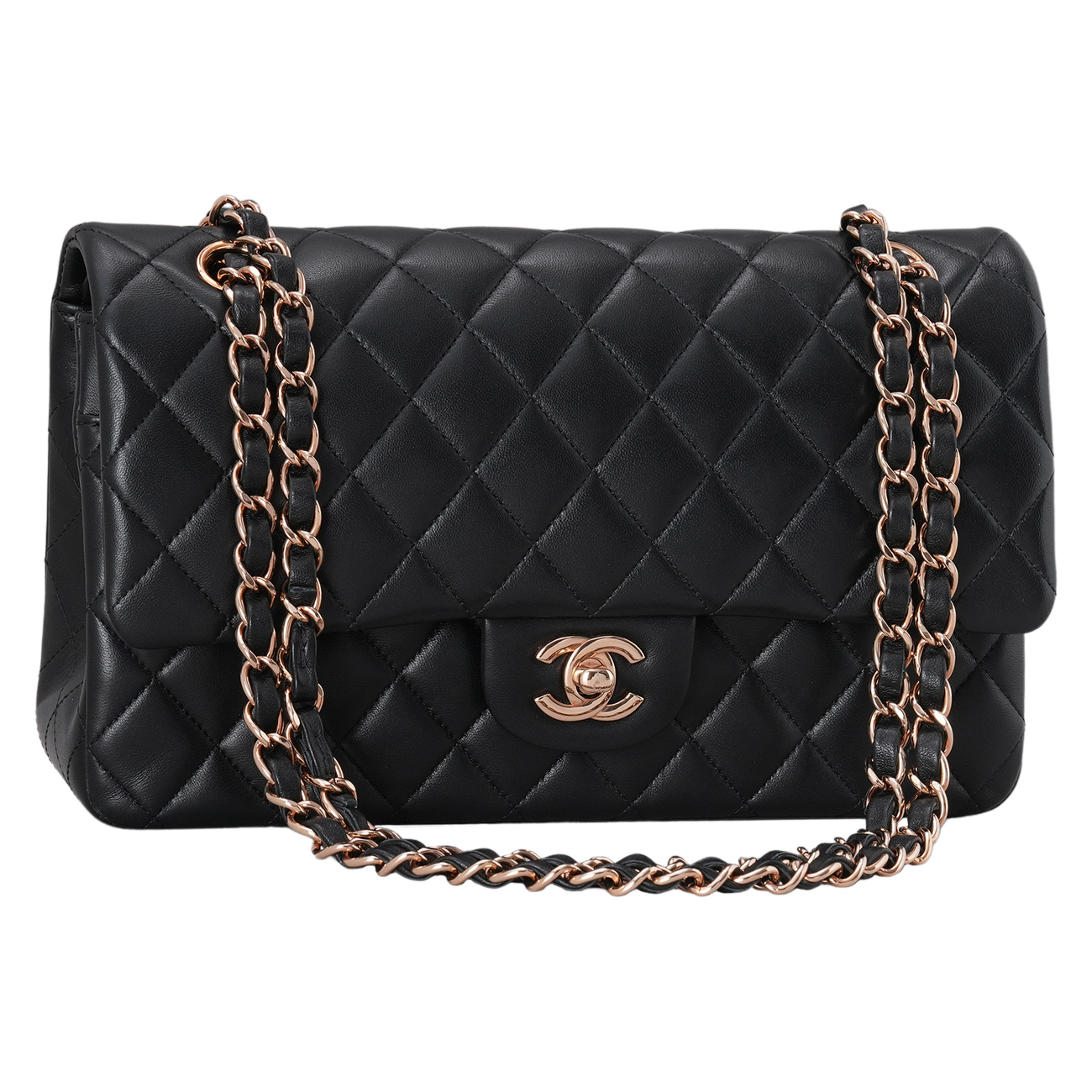 CHANEL(USED)샤넬 램스킨 클래식 미듐 플랩백