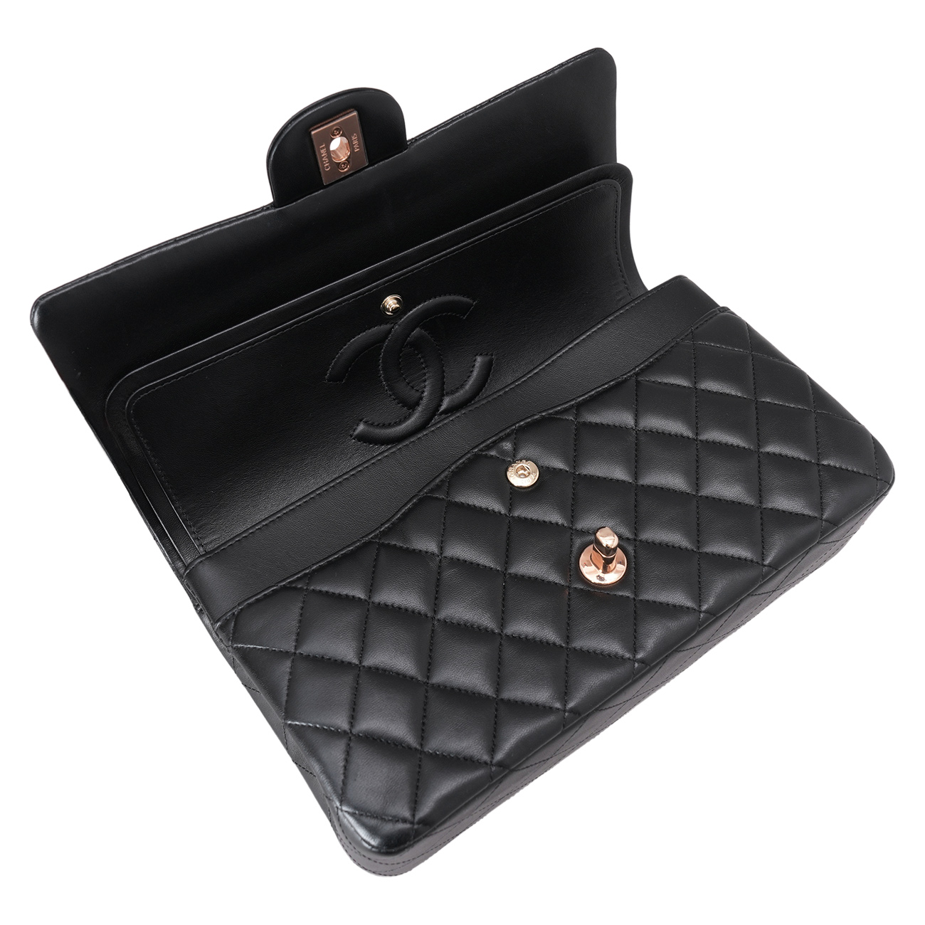 CHANEL(USED)샤넬 램스킨 클래식 미듐 플랩백