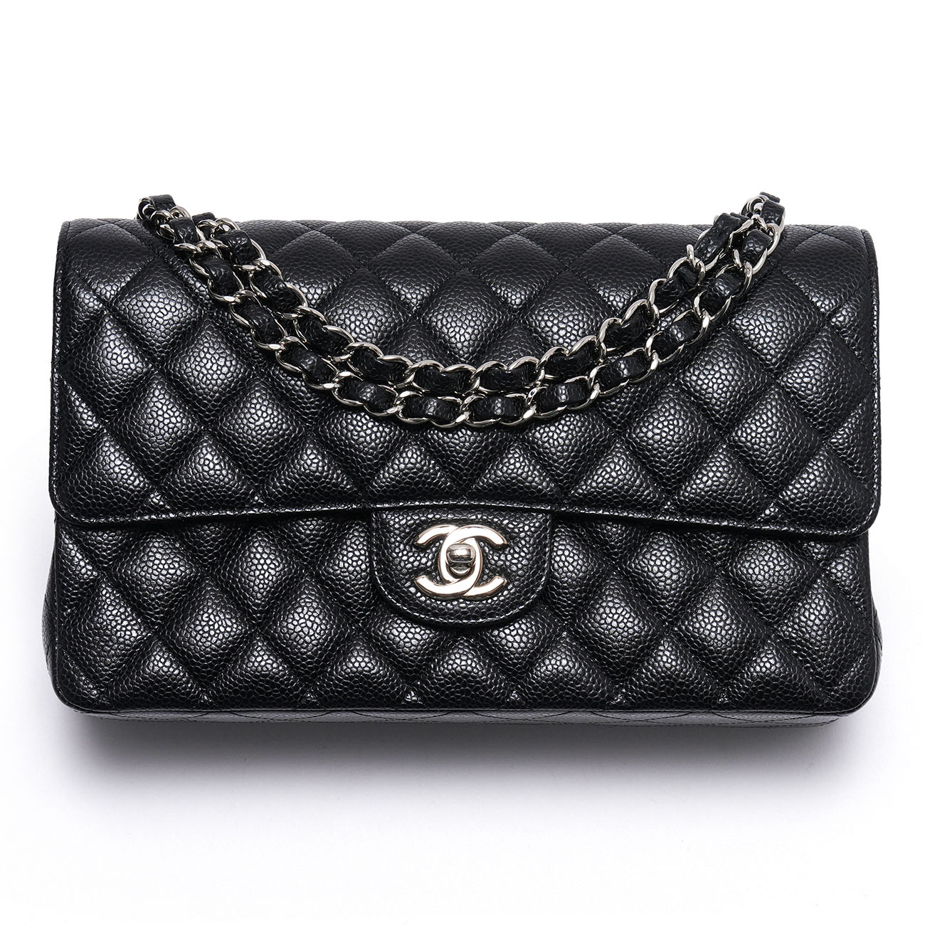CHANEL(USED)샤넬 캐비어 클래식 미듐 플랩백