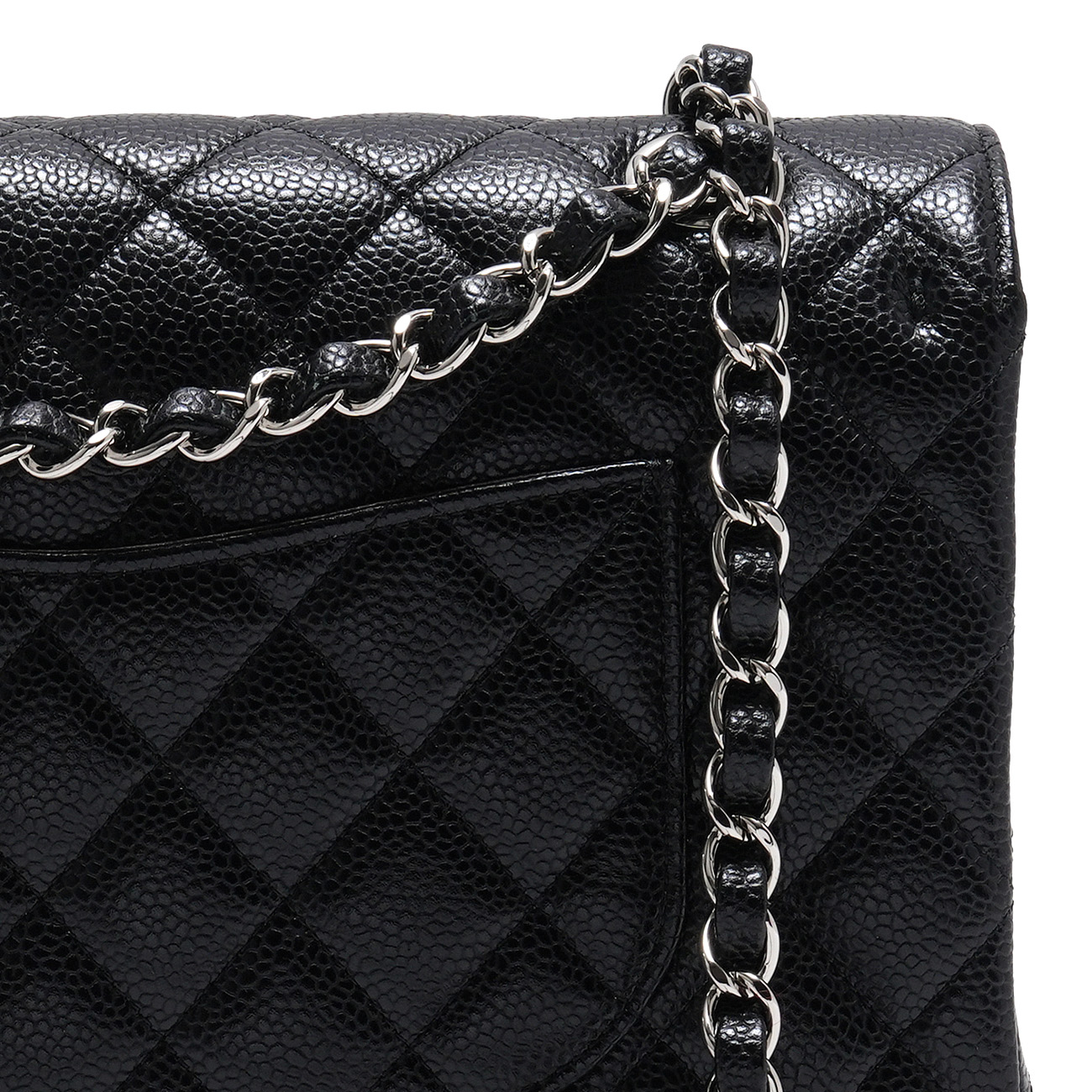 CHANEL(USED)샤넬 캐비어 클래식 미듐 플랩백