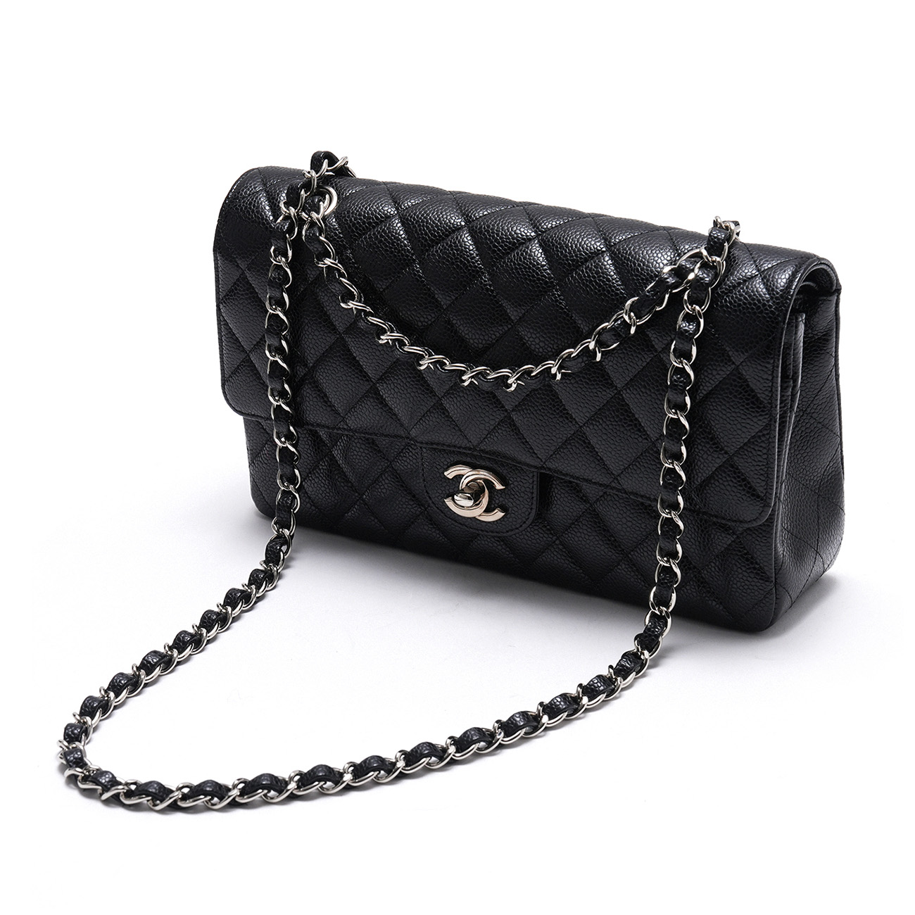 CHANEL(USED)샤넬 캐비어 클래식 미듐 플랩백