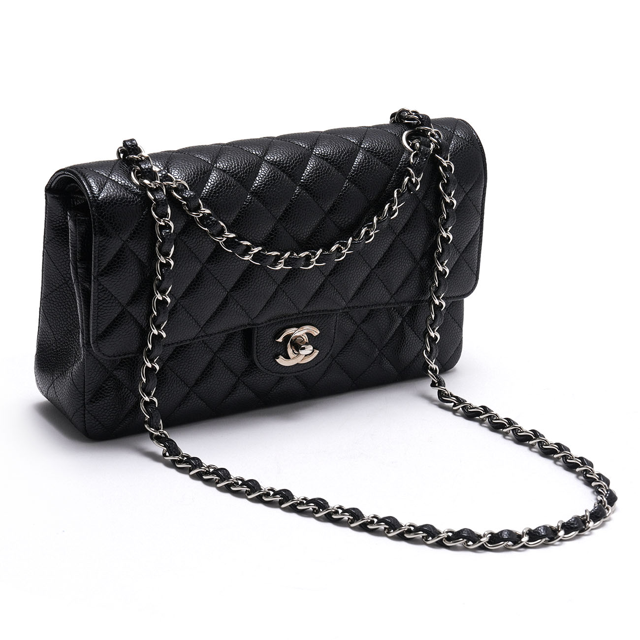 CHANEL(USED)샤넬 캐비어 클래식 미듐 플랩백