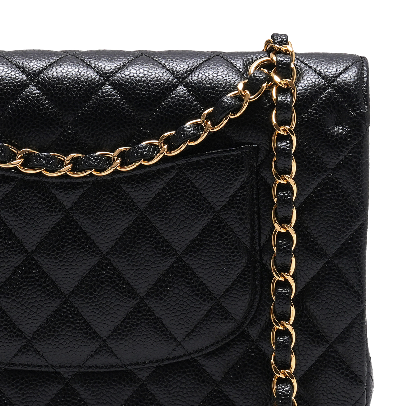 CHANEL(USED)샤넬 캐비어 클래식 미듐 플랩백