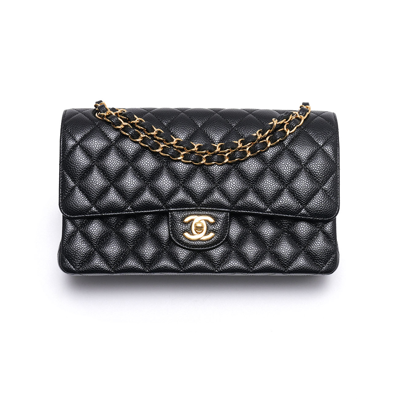 CHANEL(USED)샤넬 캐비어 클래식 미듐 플랩백